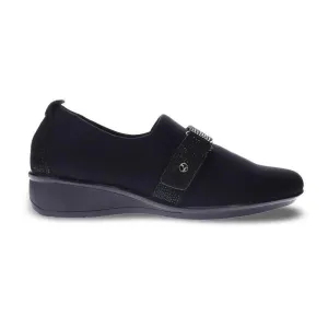 Genoa Stretch Loafer in Black