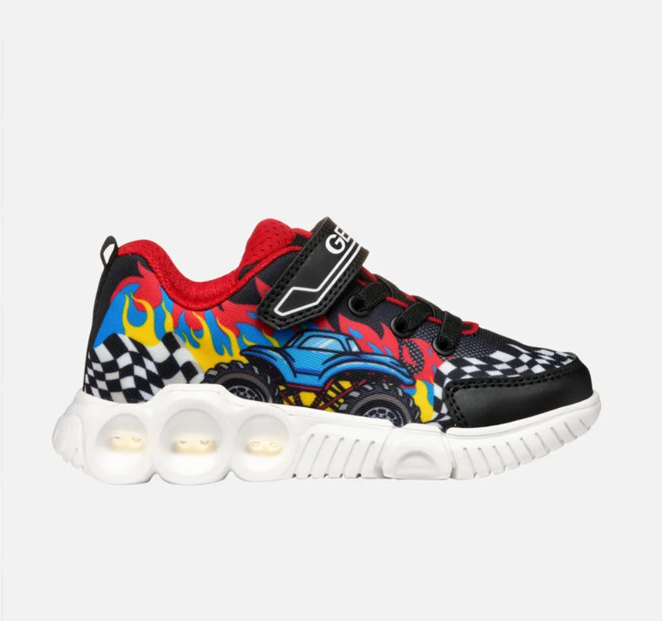 Geox  Wroom Boy Shoes with Lights