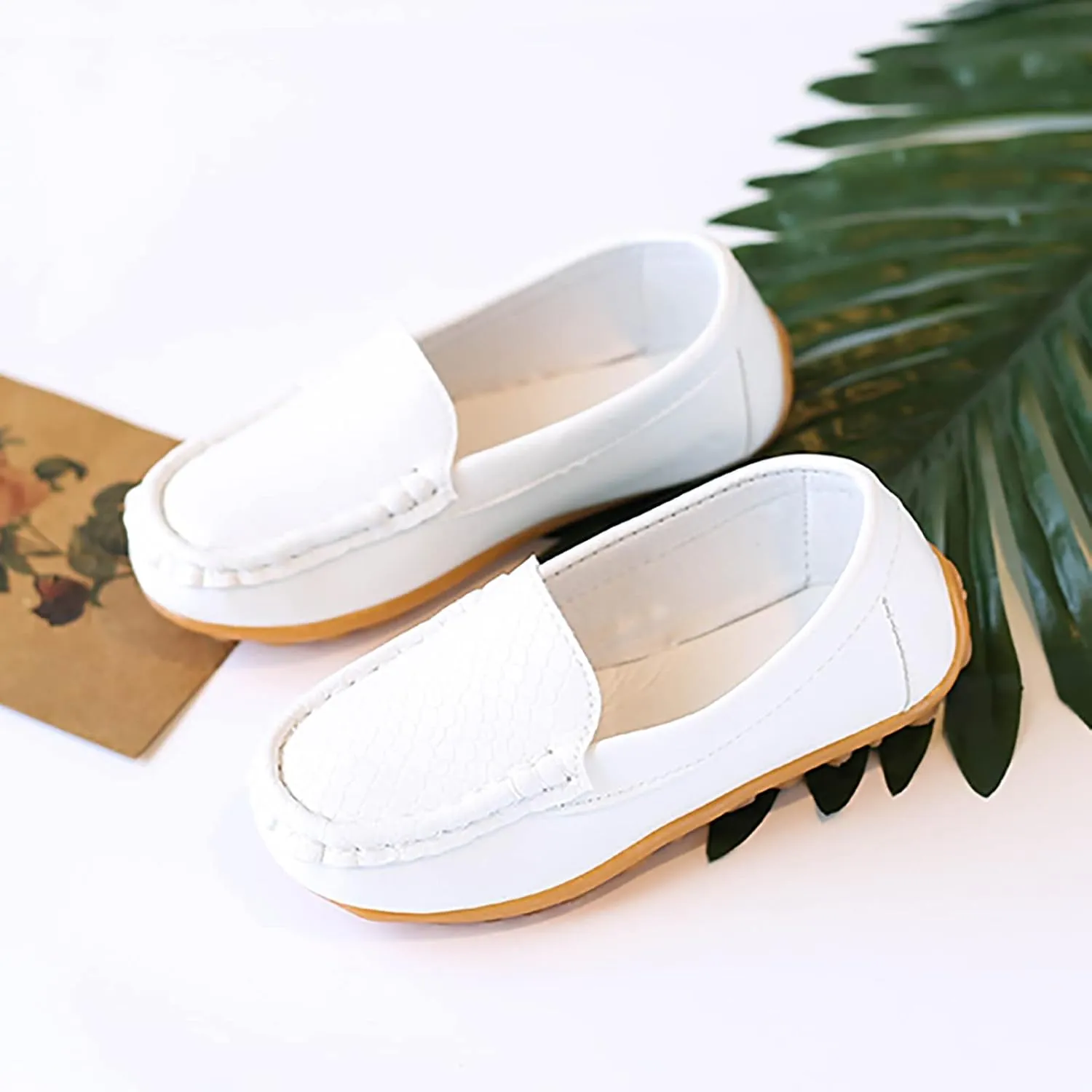 Girl Shoes Toddler Little Kid Boys Girls Soft Slip On Loafers Dress Flat Shoes Boat Shoes Toddler Boys Winter Shoes