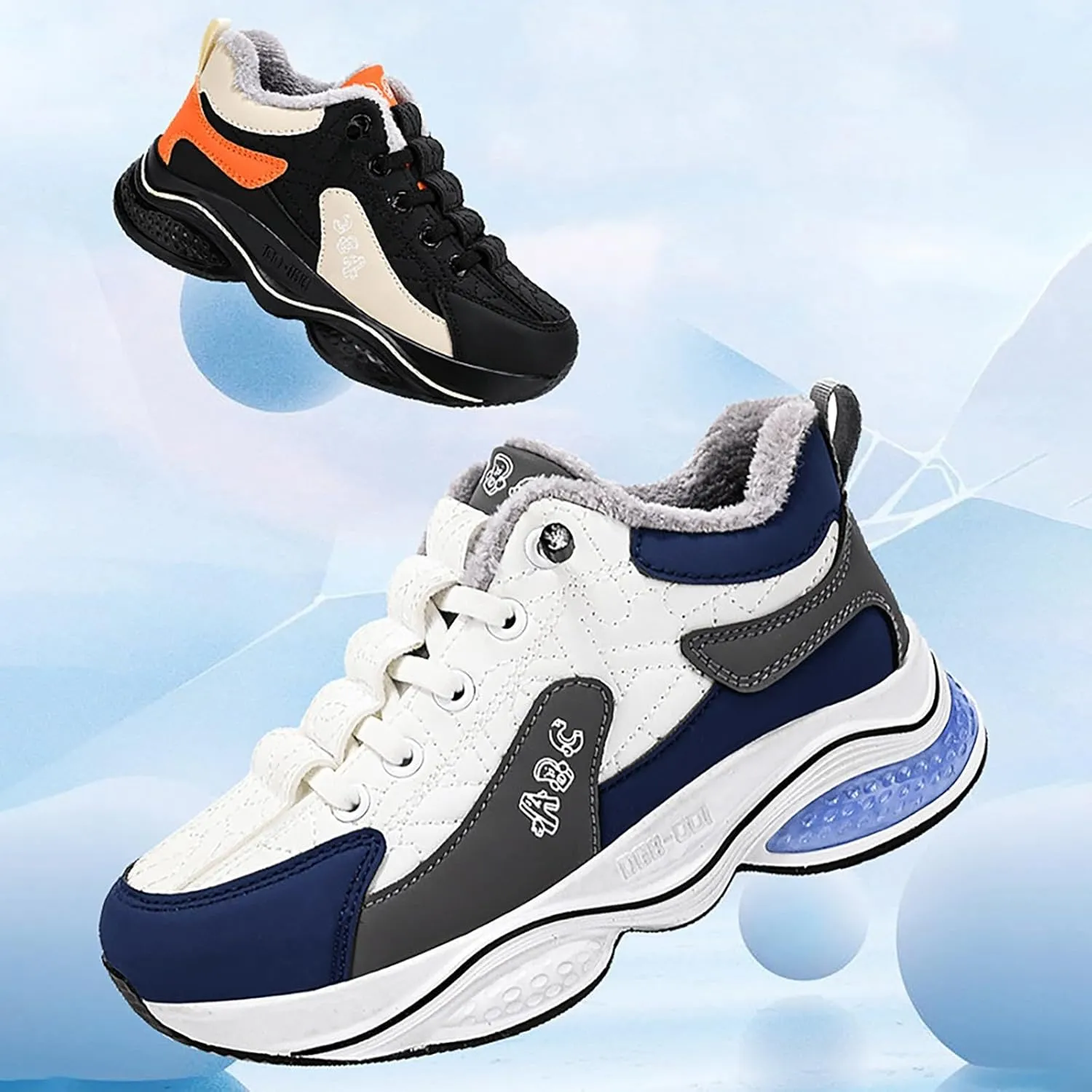 Girls Boots Fashion All Seasons Children Sports Shoes Girls Boys Flat Sole Thick Sole Non Slip Warm Boots