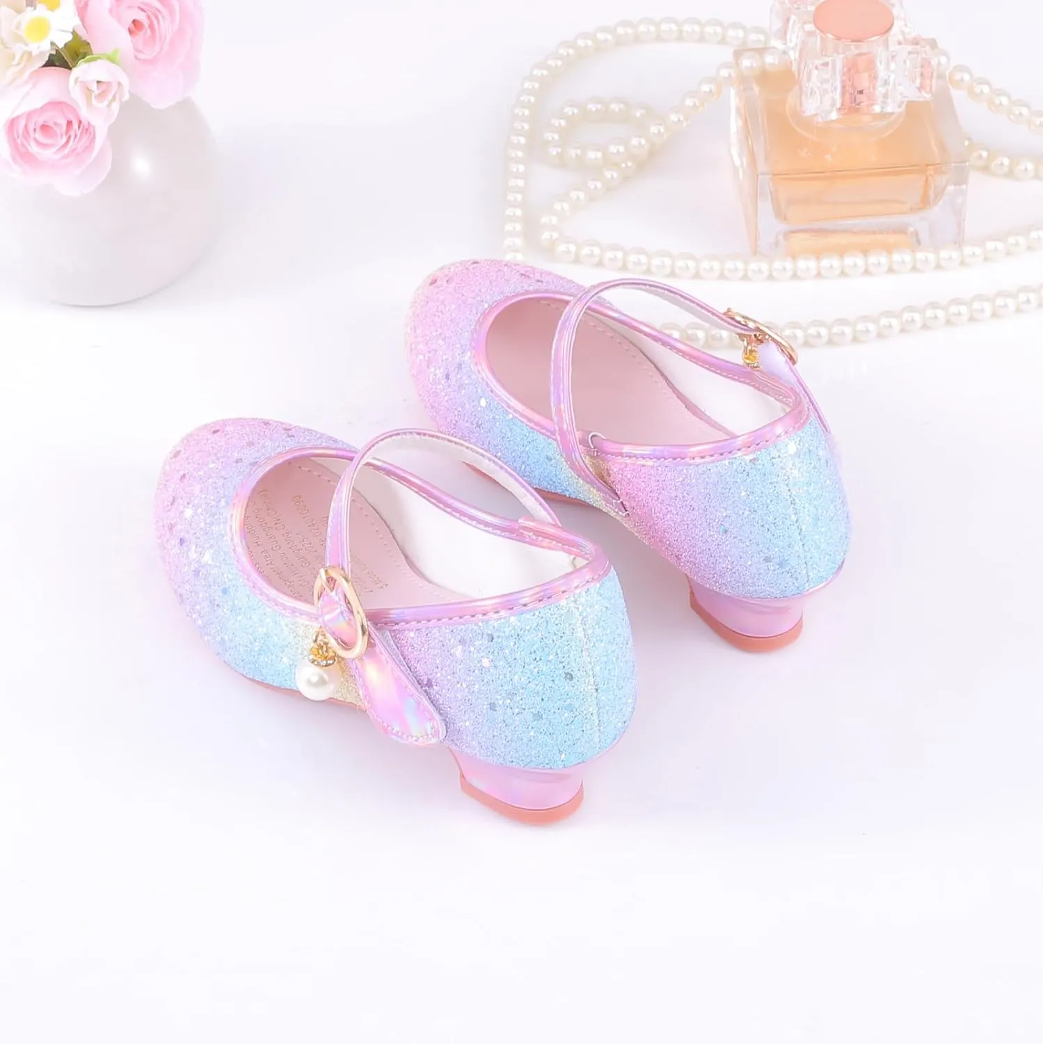 Girls Dress Shoes Toddler Heels Princess Shoes for Kids Wedding Party School