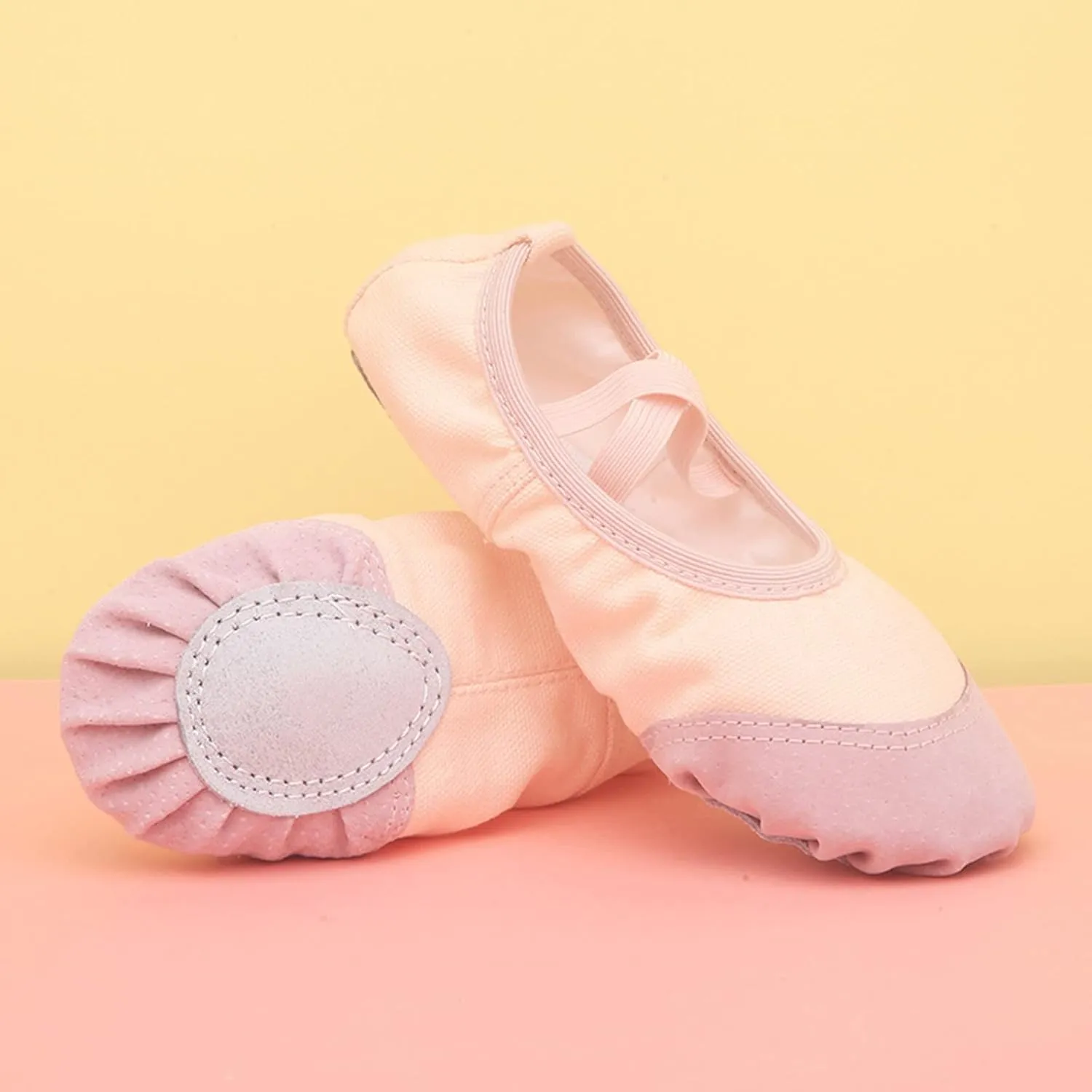 Girls Pik Ballet Shoes Toddler Canvas Ballet Slippers Dance Shoes for Boys/Little Kid/Big Kid Ballet Shoes for Girls
