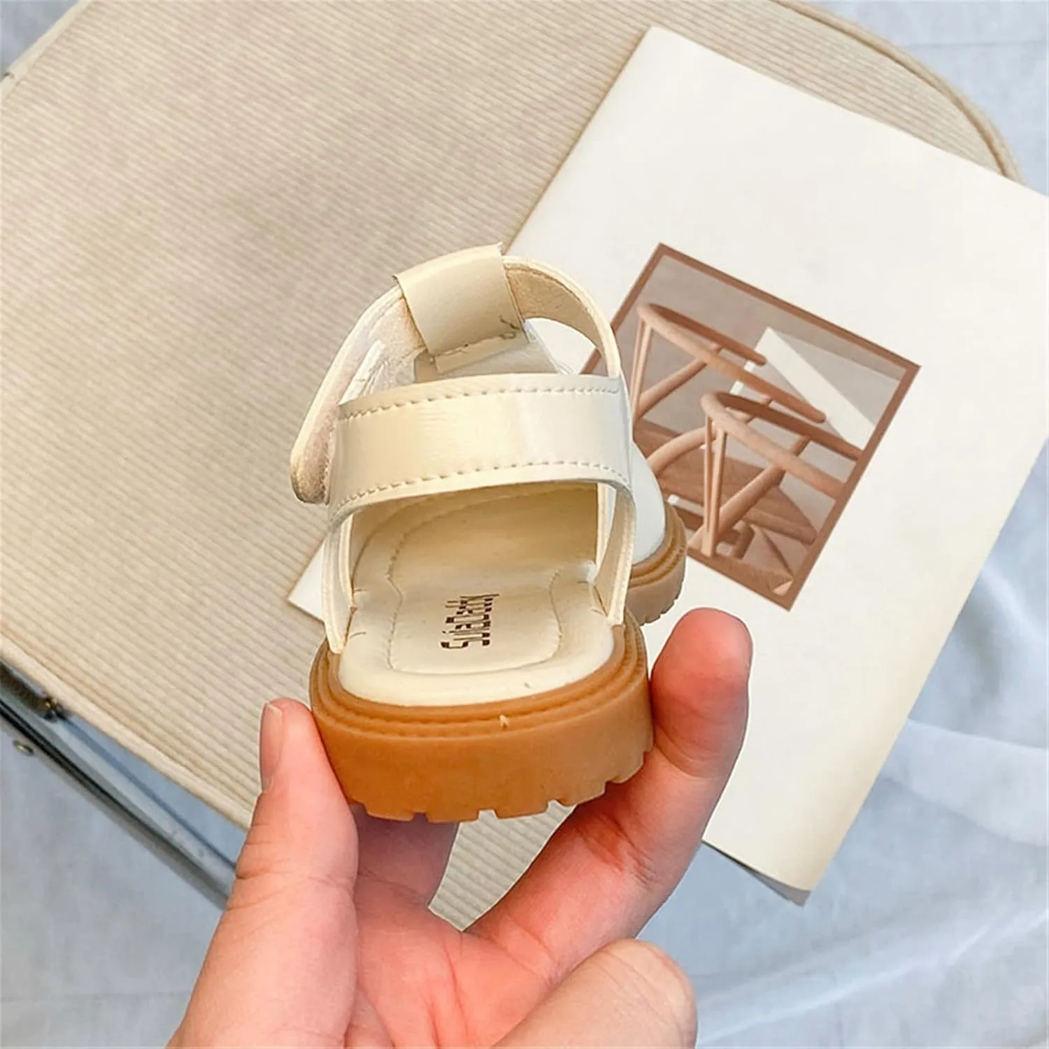 Girls Sandals Casual Shoes Bowknots Flat Sandals Light Weight Summer Dress Shoes Little Toddler Girl Dress Shoe