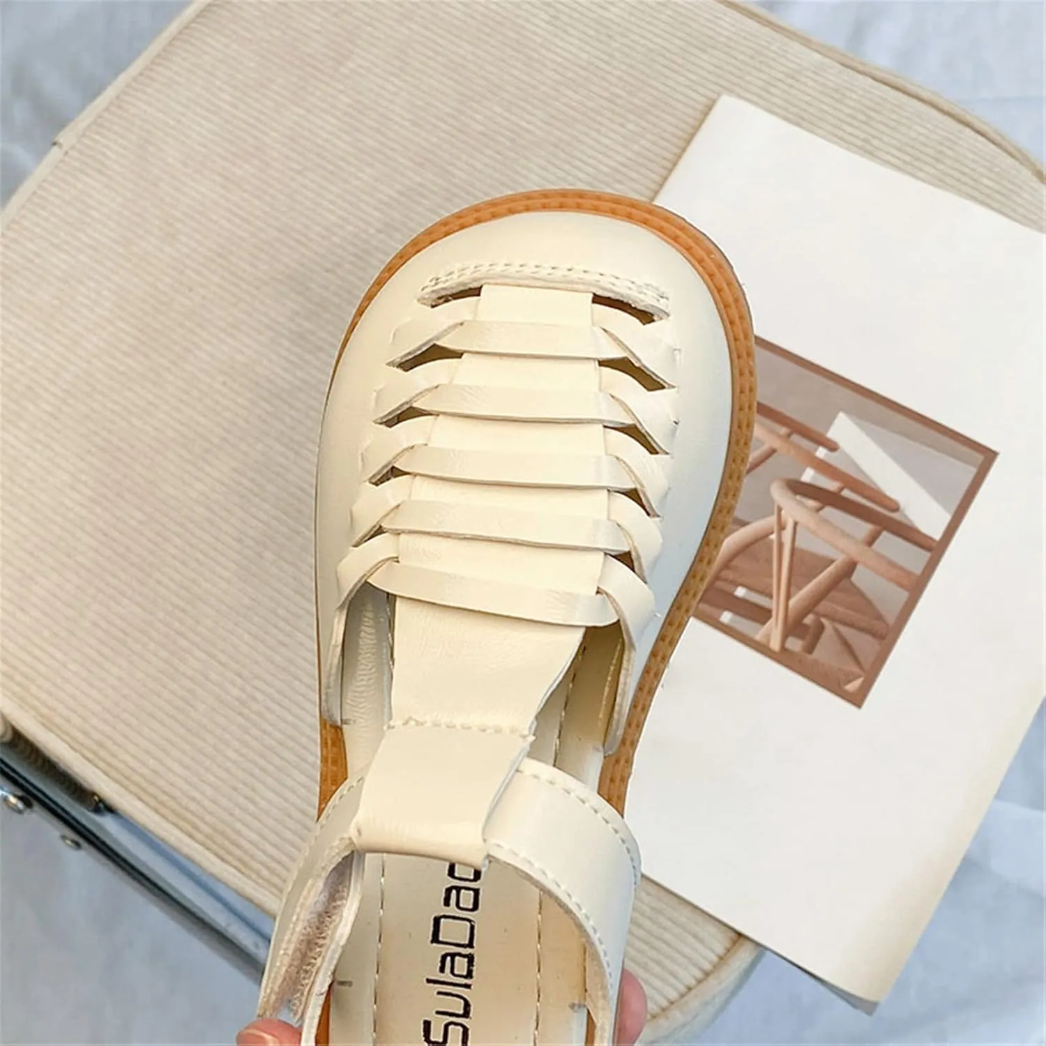 Girls Sandals Casual Shoes Bowknots Flat Sandals Light Weight Summer Dress Shoes Little Toddler Girl Dress Shoe
