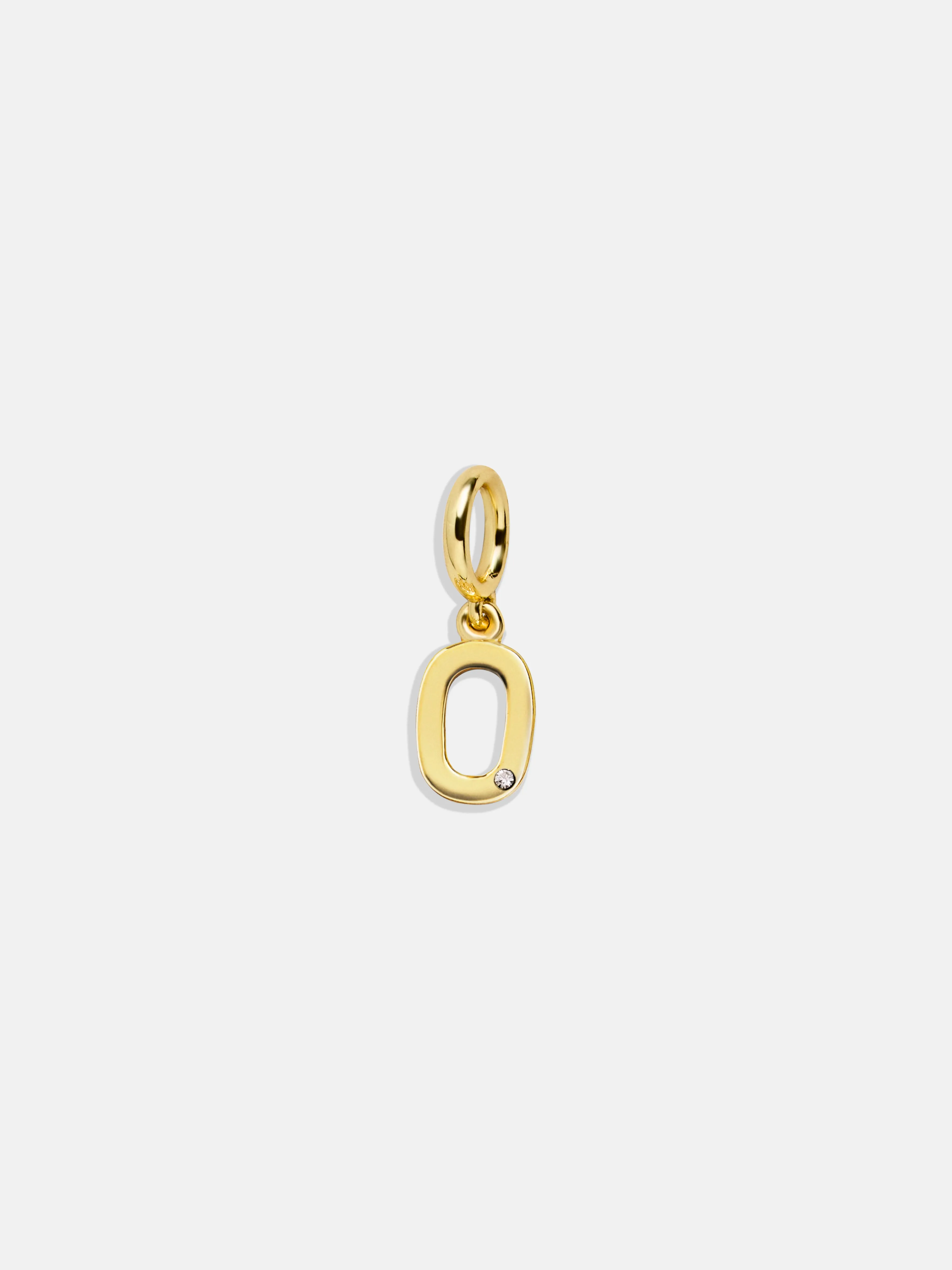 Gold Number Cluster Charm - 0