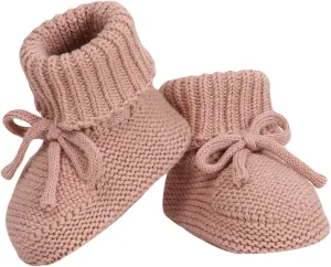 Hadetoto Baby Booties Newborn First Walkers Cozy Shoes Warm Knit Soft Booties for Toddler Infant Boy Girl