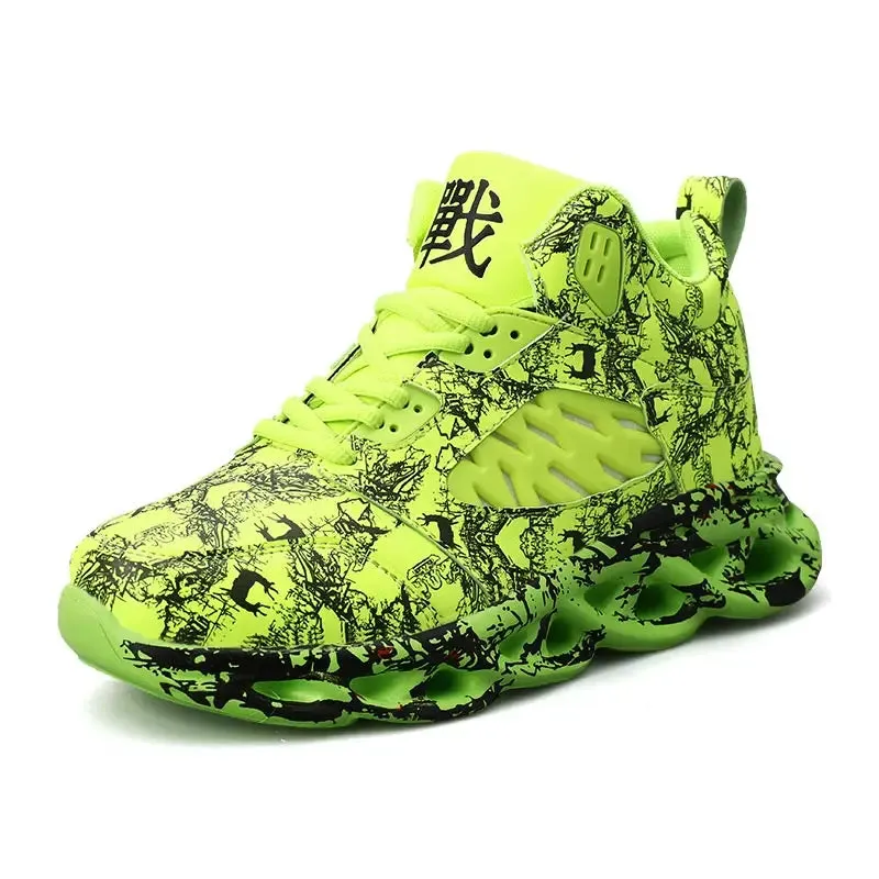 High Top Lightweight Running Shoes Men Sports Shoes Men Sneakers Men's Shoes Sport Yellow Training Gym