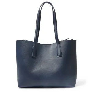 Joanna Tote in Navy Pebble
