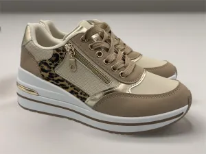 josie trainers - leopard