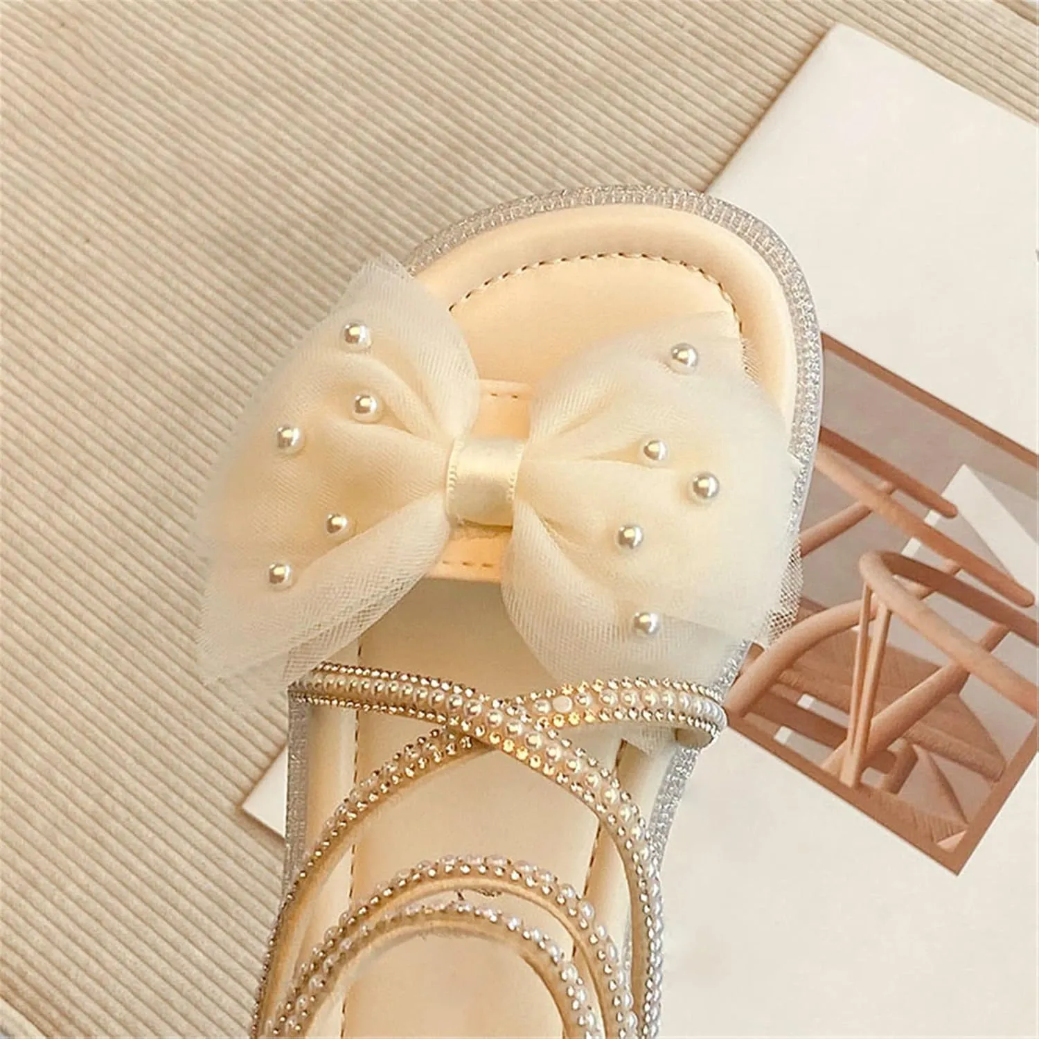 Kids Baby Girls Sandals Fashion Bow Roman Sandals Dress Princess Shoes Little Child/Big Kids Size 3 Girls Shoes