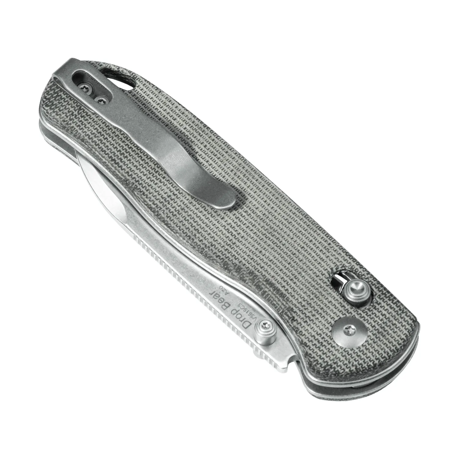 Kizer Drop Bear 154CM Blade Micarta Handle V3619C3 (2.99 Stonewashed)