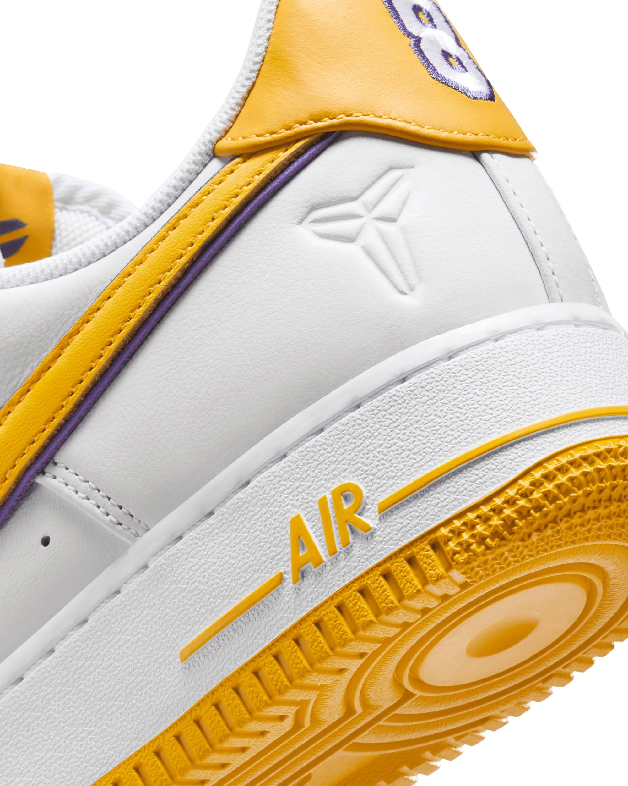 Kobe Bryant Air Force 1 Low Retro - White / Varsity Maize / Varsity Purple