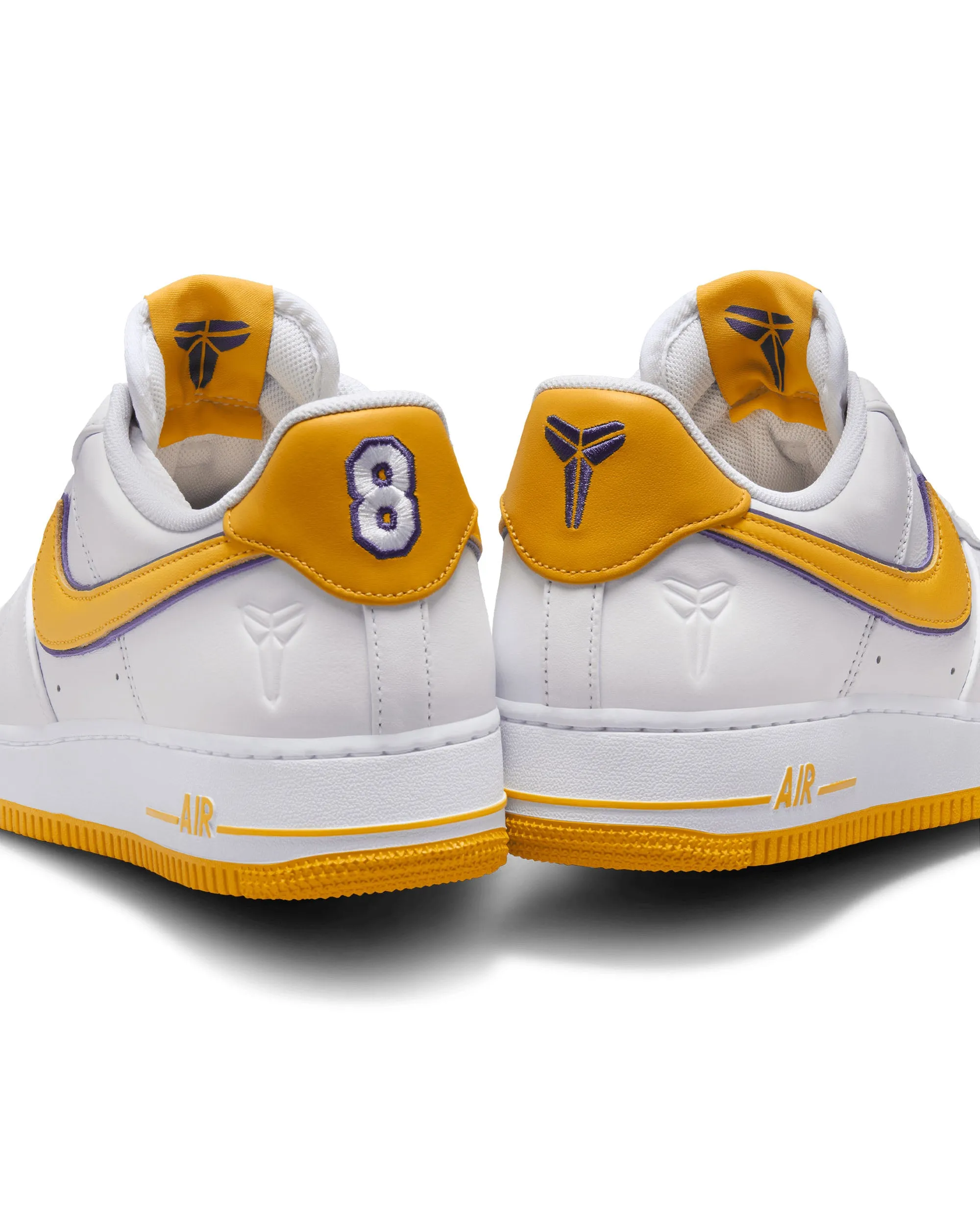 Kobe Bryant Air Force 1 Low Retro - White / Varsity Maize / Varsity Purple