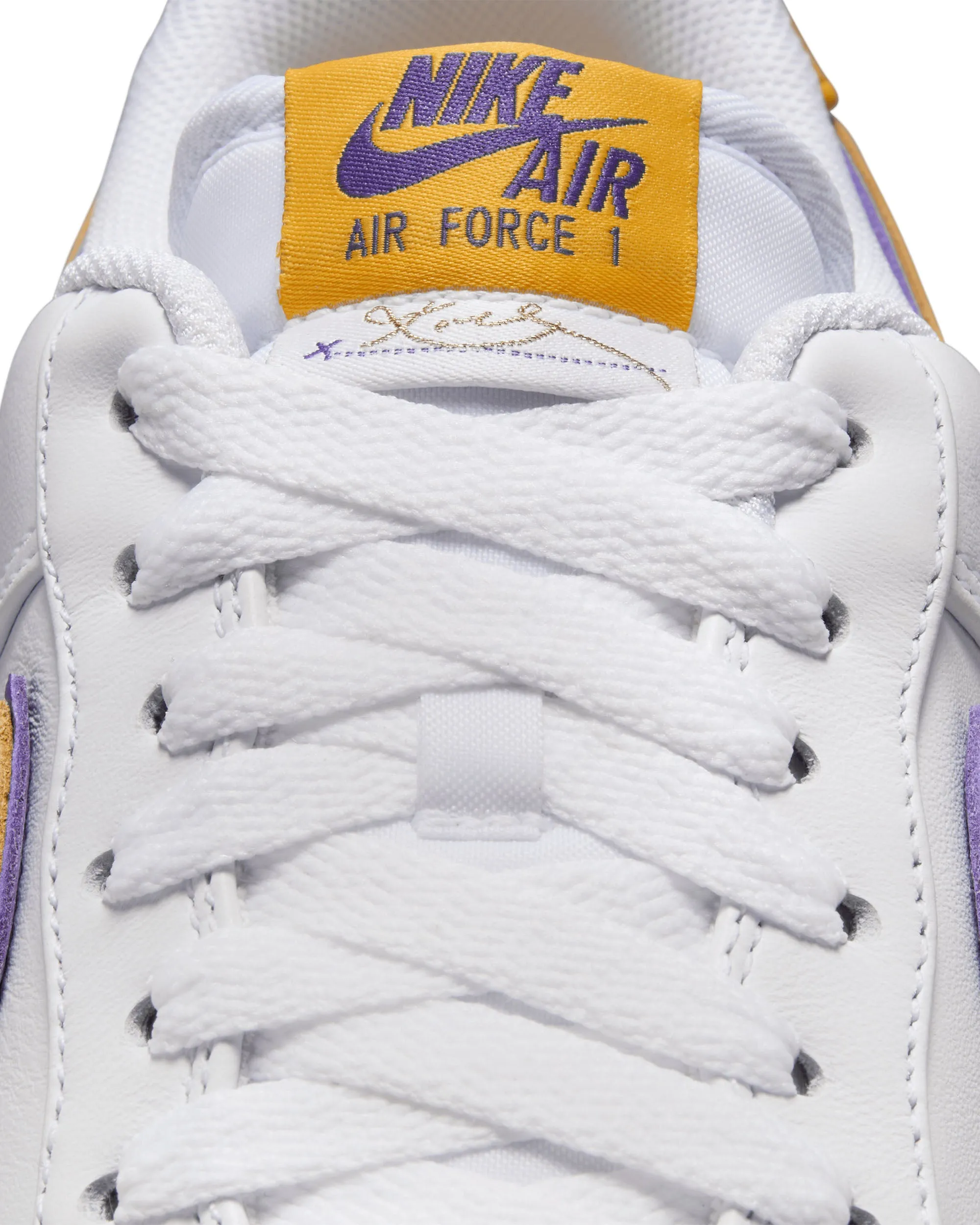 Kobe Bryant Air Force 1 Low Retro - White / Varsity Maize / Varsity Purple