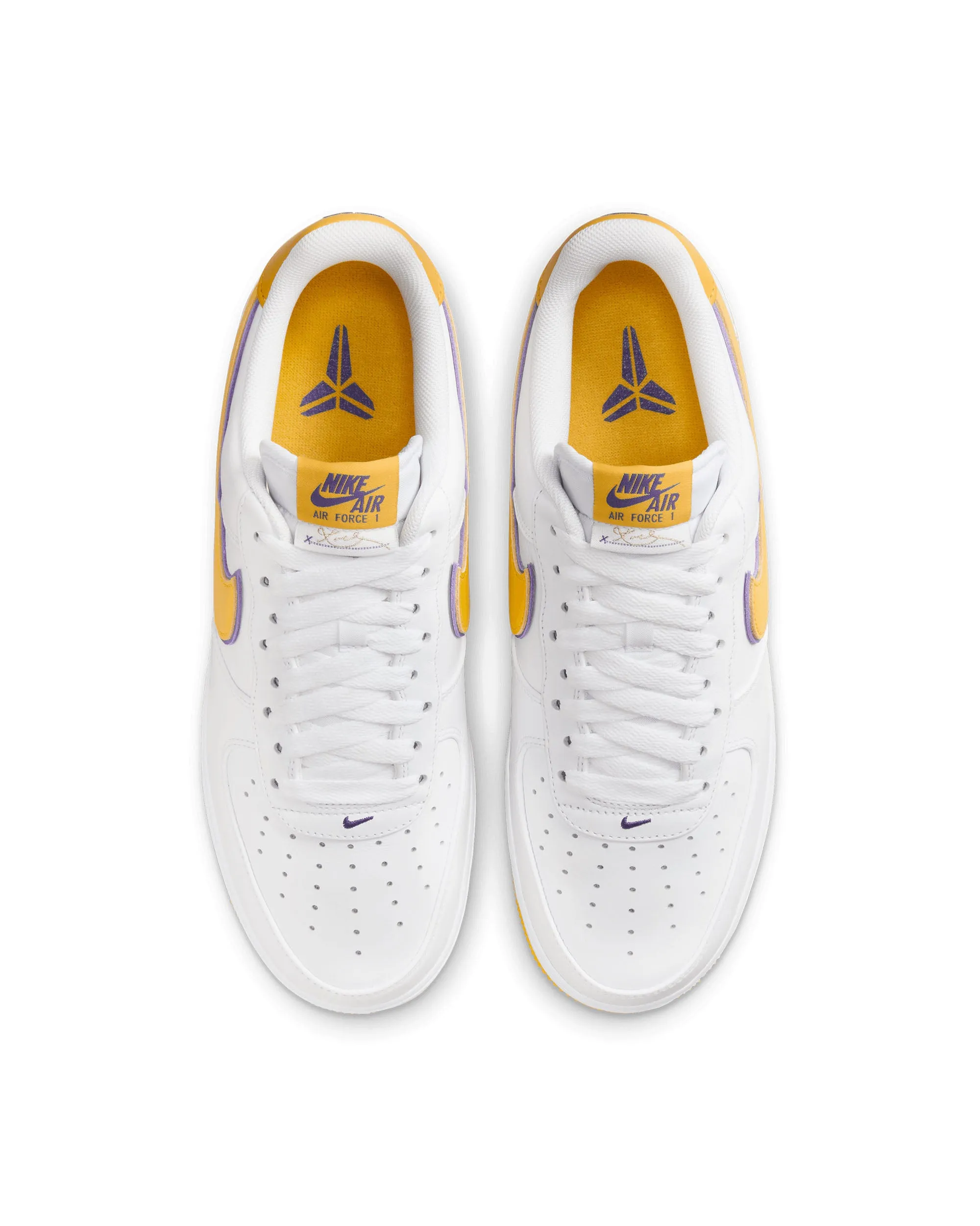 Kobe Bryant Air Force 1 Low Retro - White / Varsity Maize / Varsity Purple