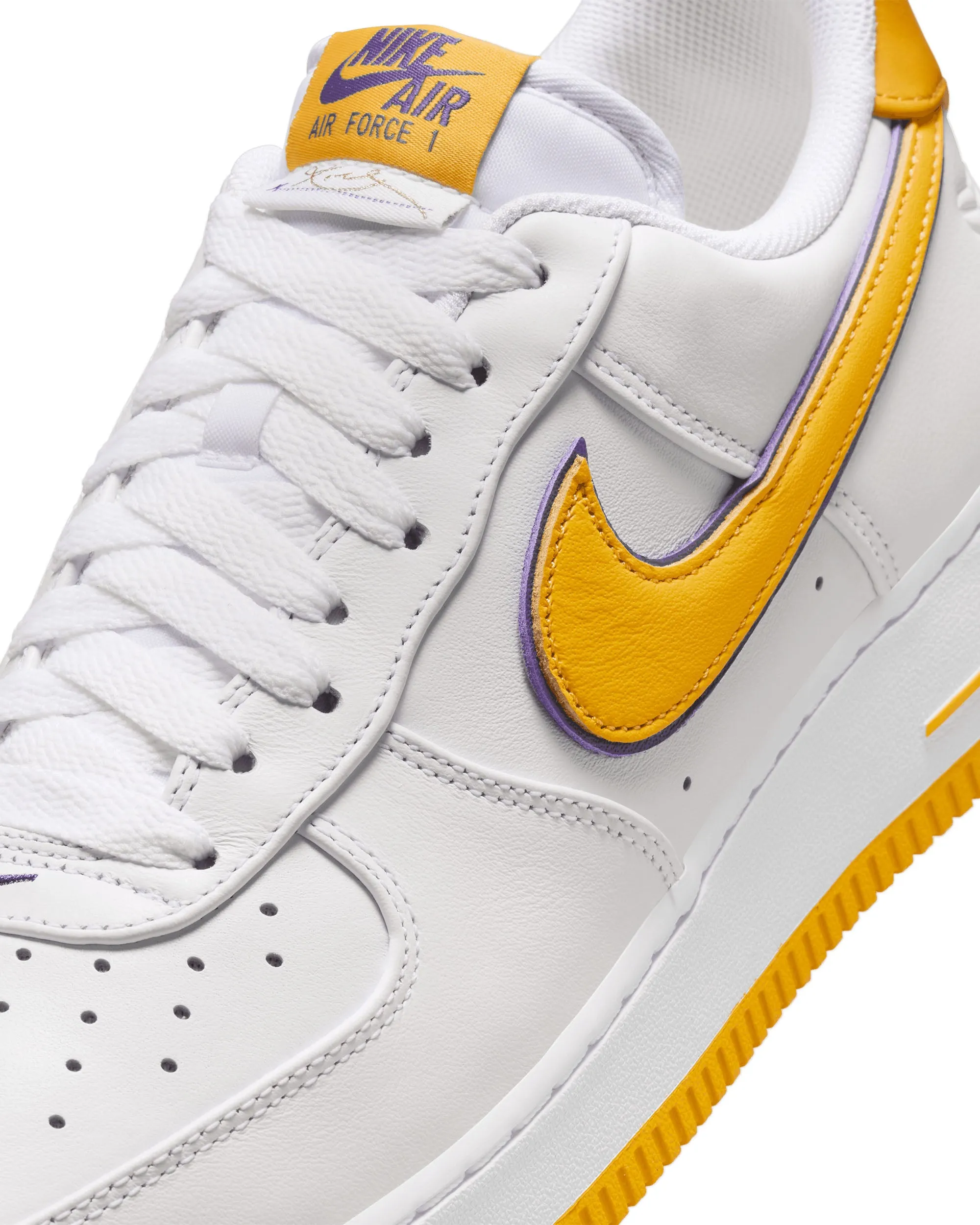 Kobe Bryant Air Force 1 Low Retro - White / Varsity Maize / Varsity Purple