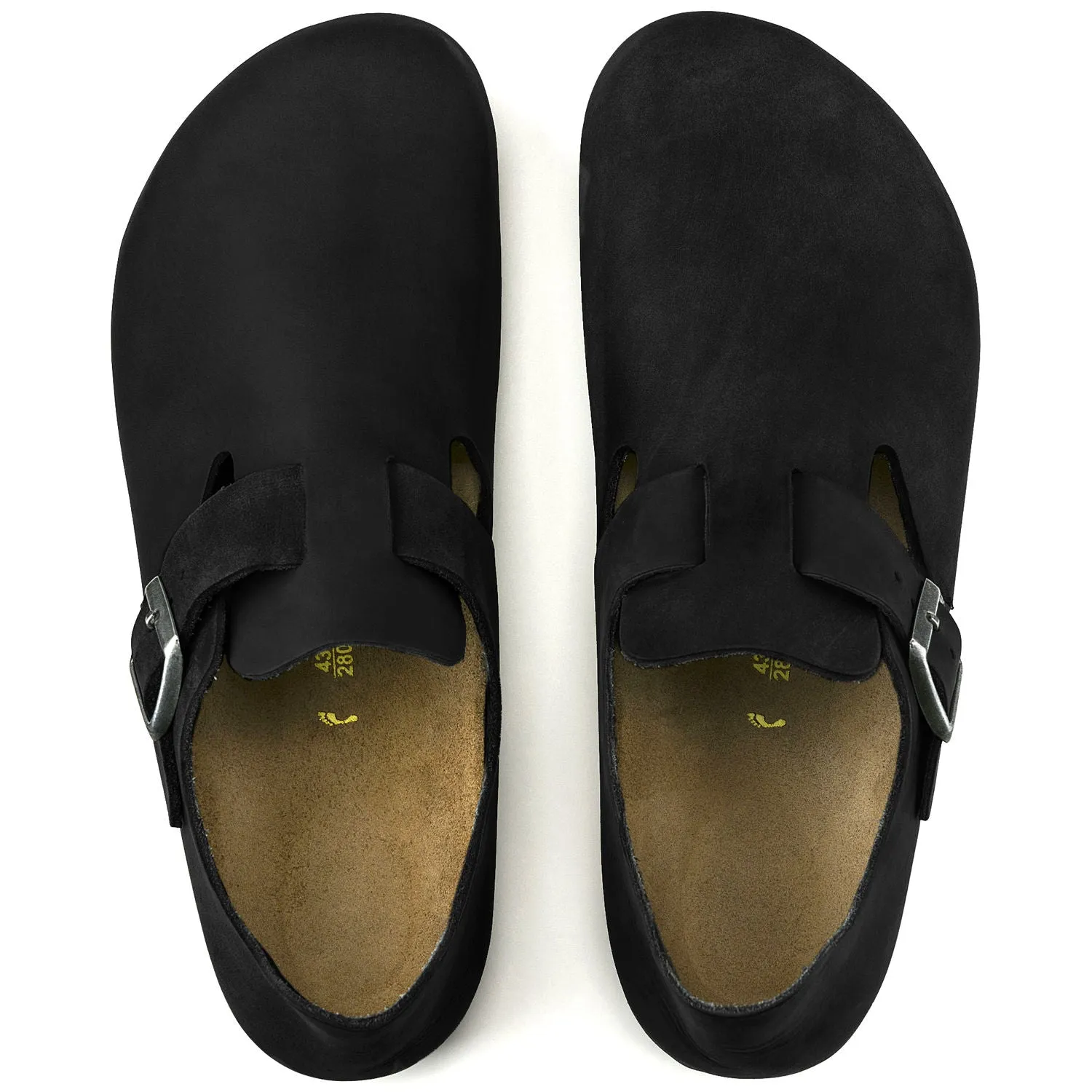 London Slip-On Shoe in Black Oiled Leather