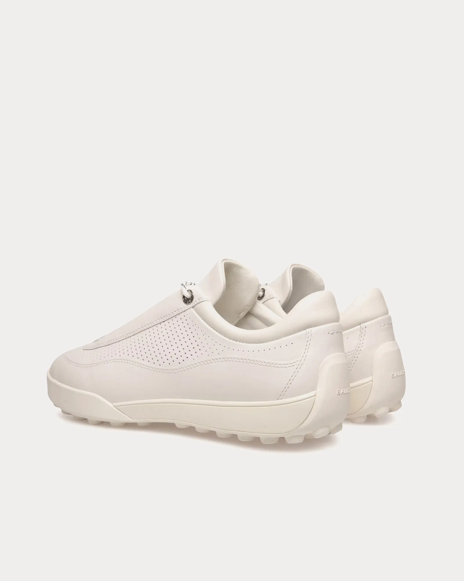 Manto Runner Leather White Low Top Sneakers