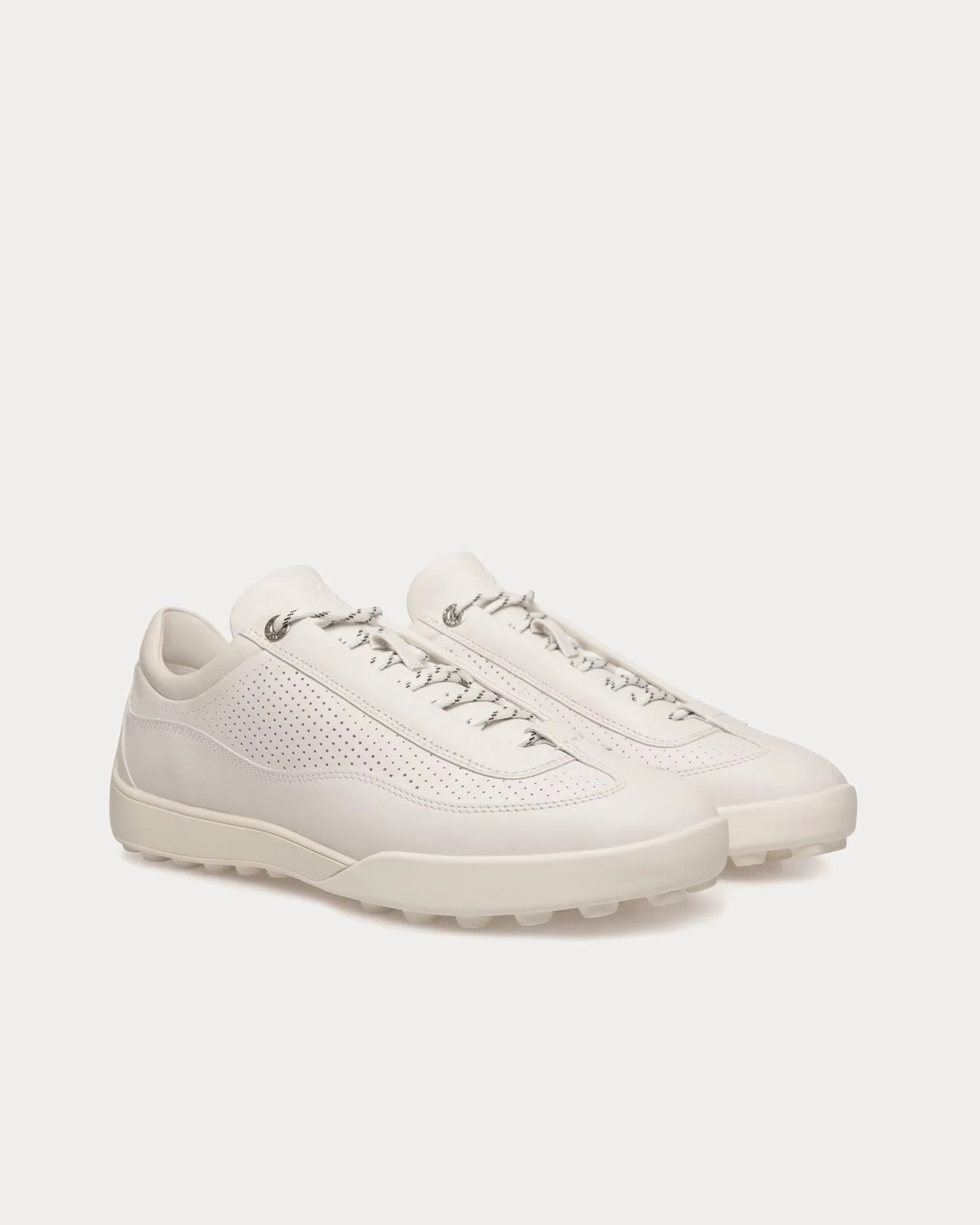 Manto Runner Leather White Low Top Sneakers