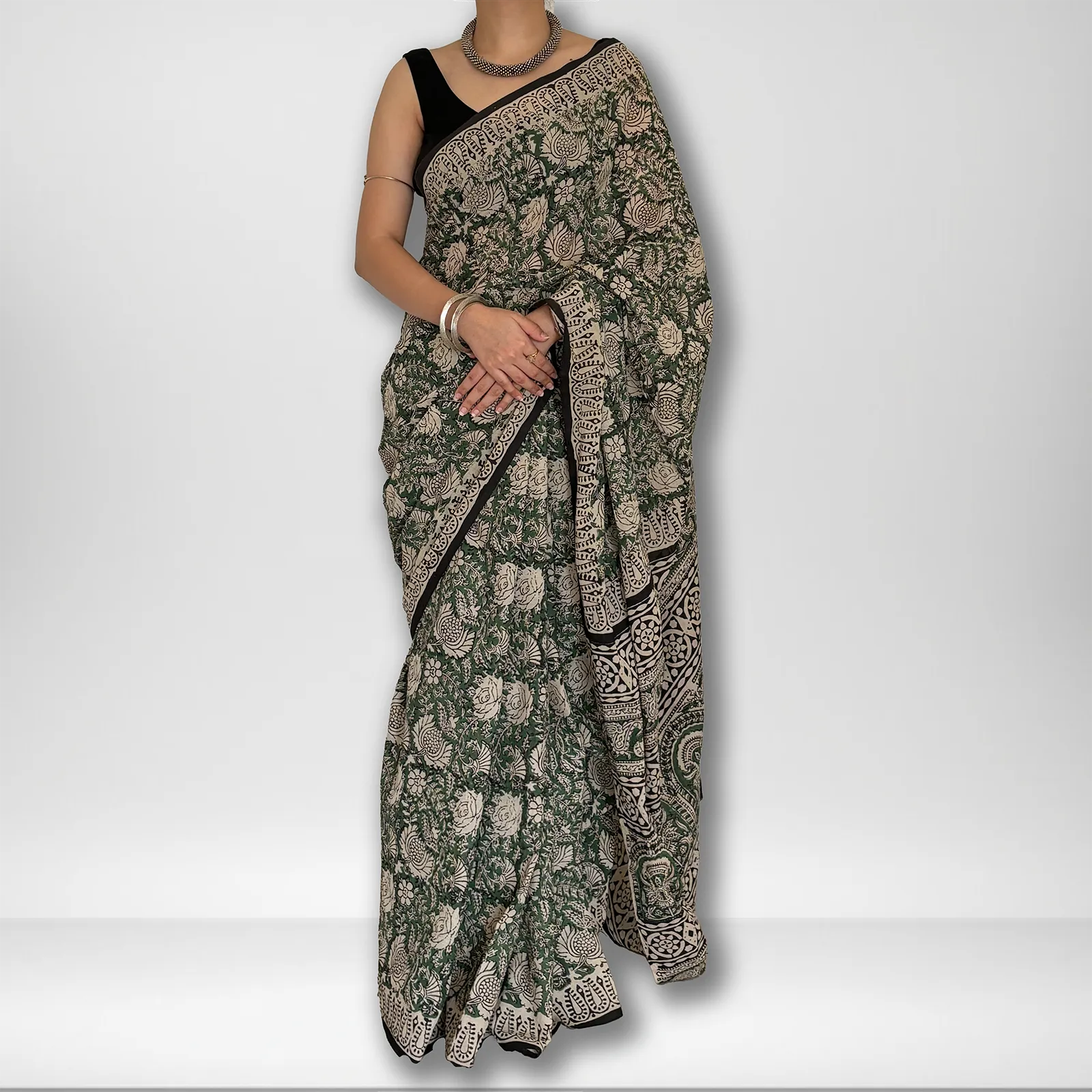 Mayuri | Block Print Saree