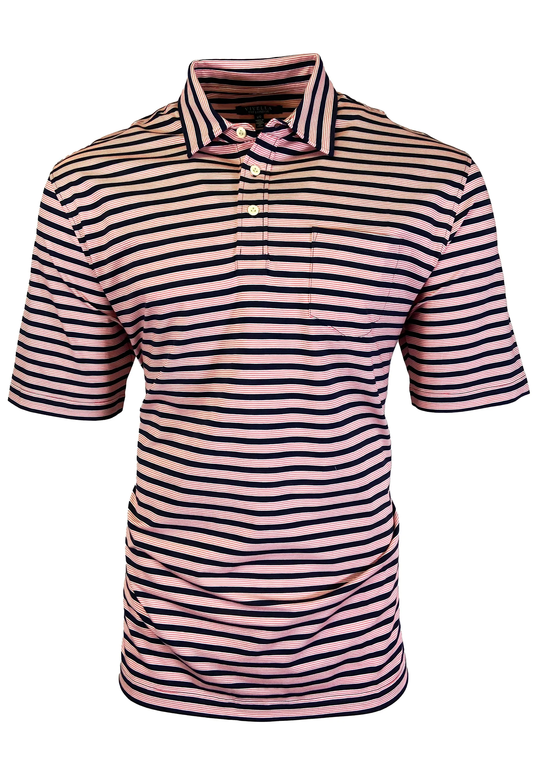Mens Pima Cotton Spandex Polo