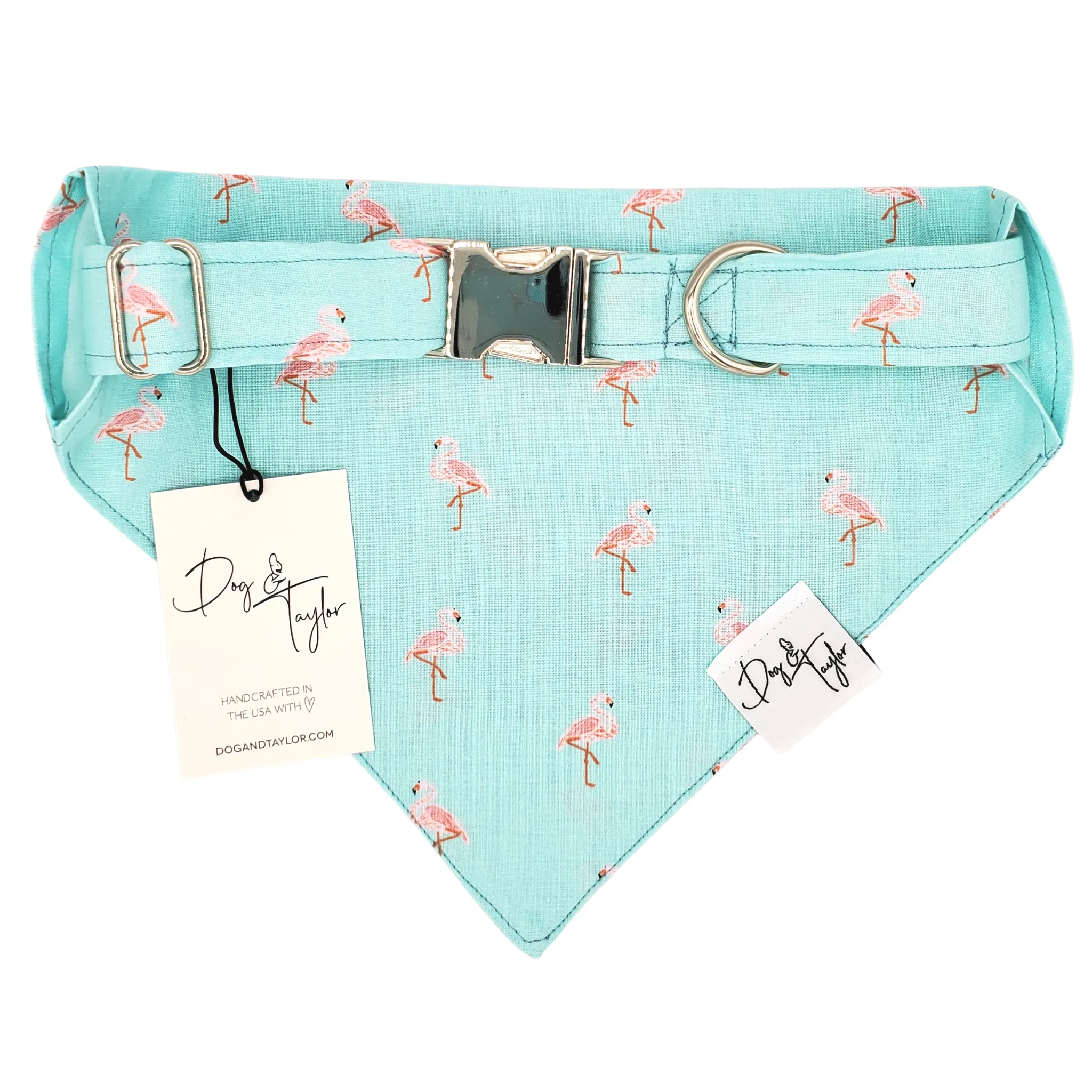 Miami Vibes Slip-on Bandana   Collar (Set of 2)