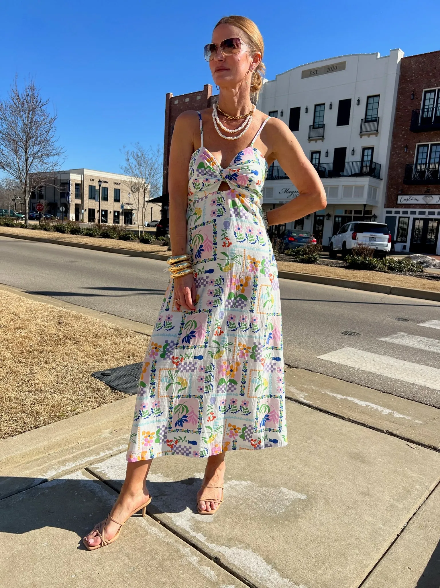 Mink Pink | NIKITA TWIST MIDI DRESS