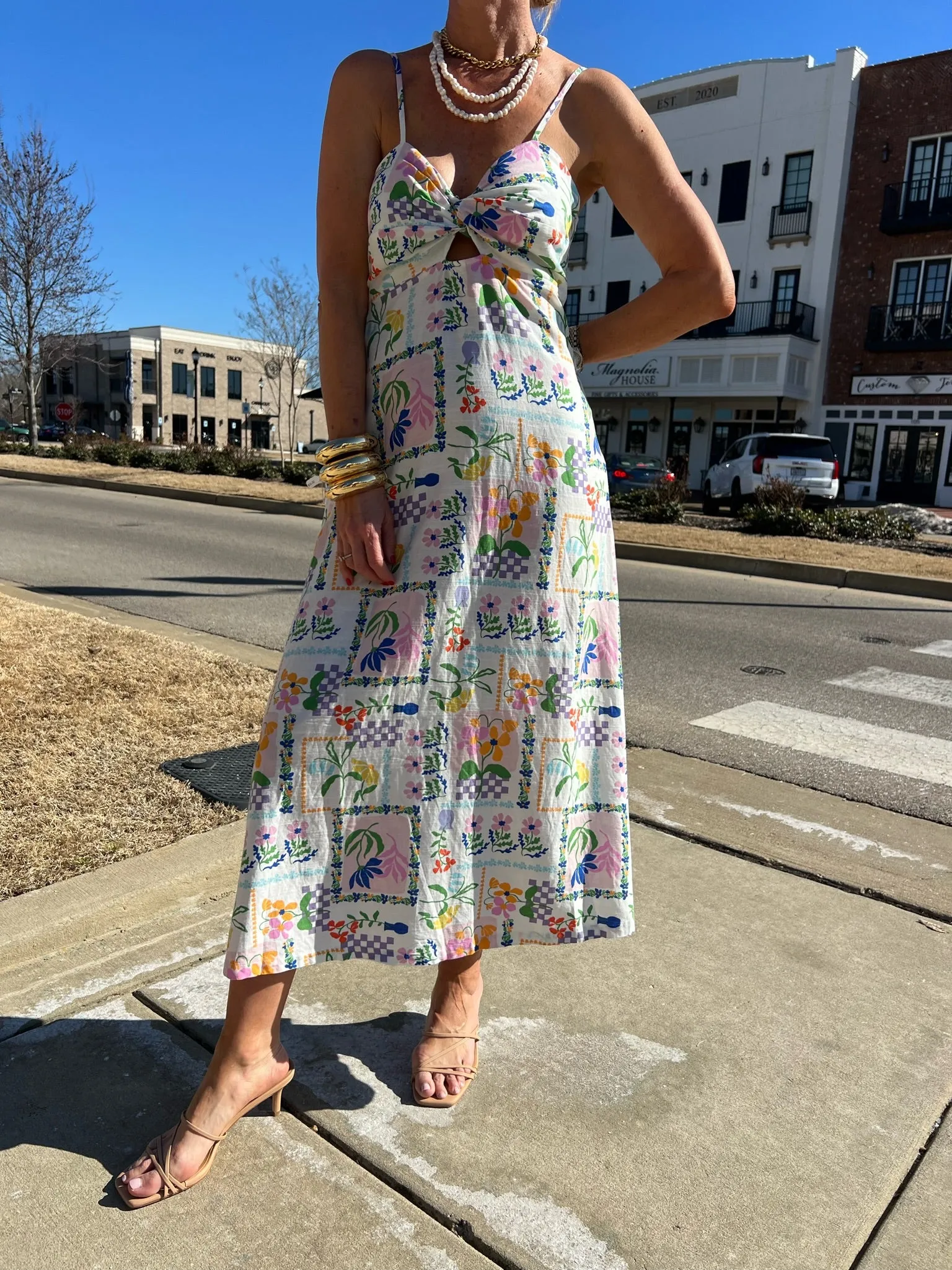 Mink Pink | NIKITA TWIST MIDI DRESS