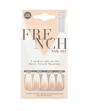Modern French Ombre Acrylic Nail Set