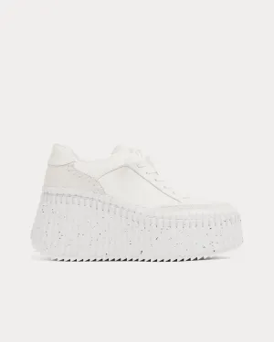 Nama Wedge White Low Top Sneakers