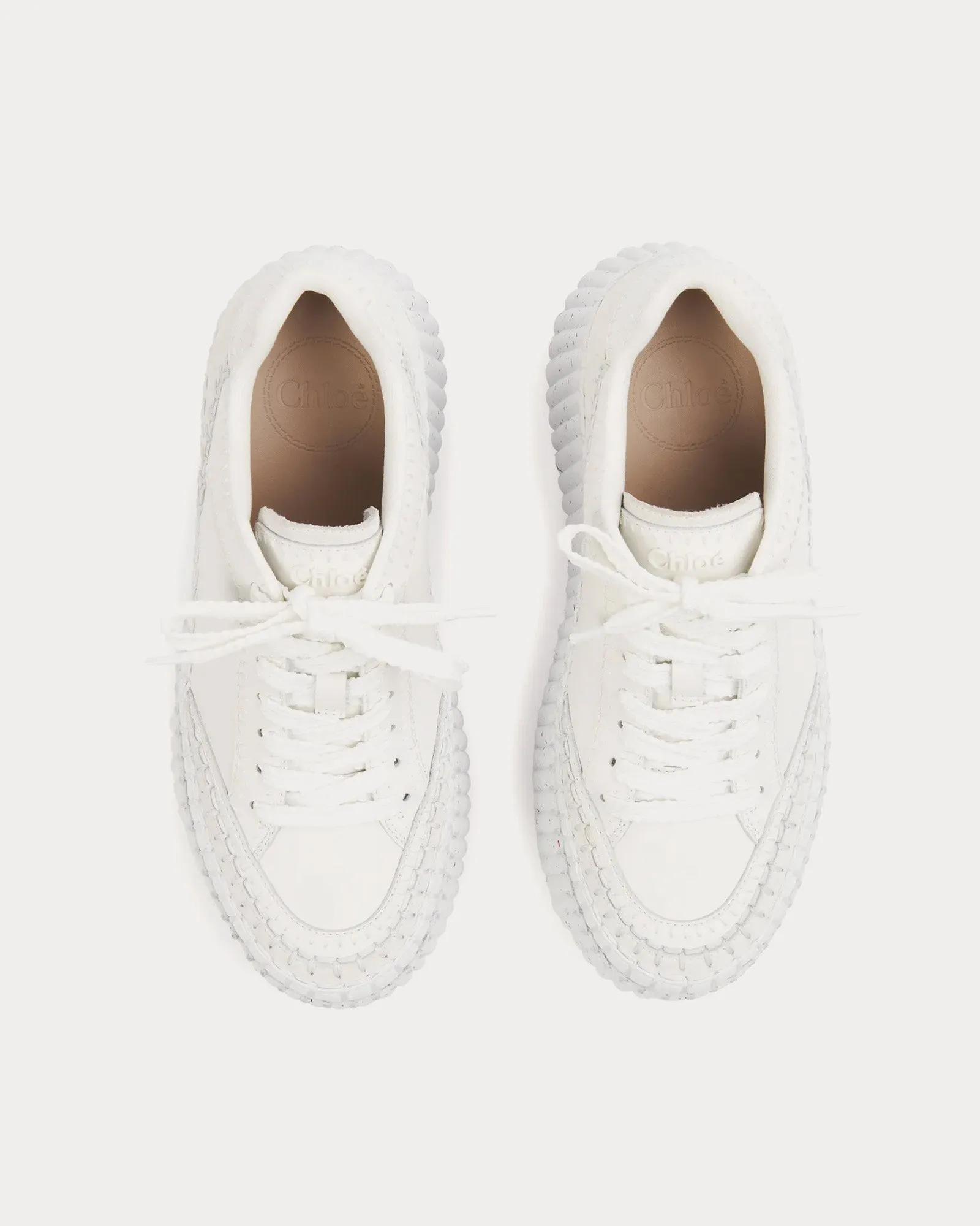 Nama Wedge White Low Top Sneakers