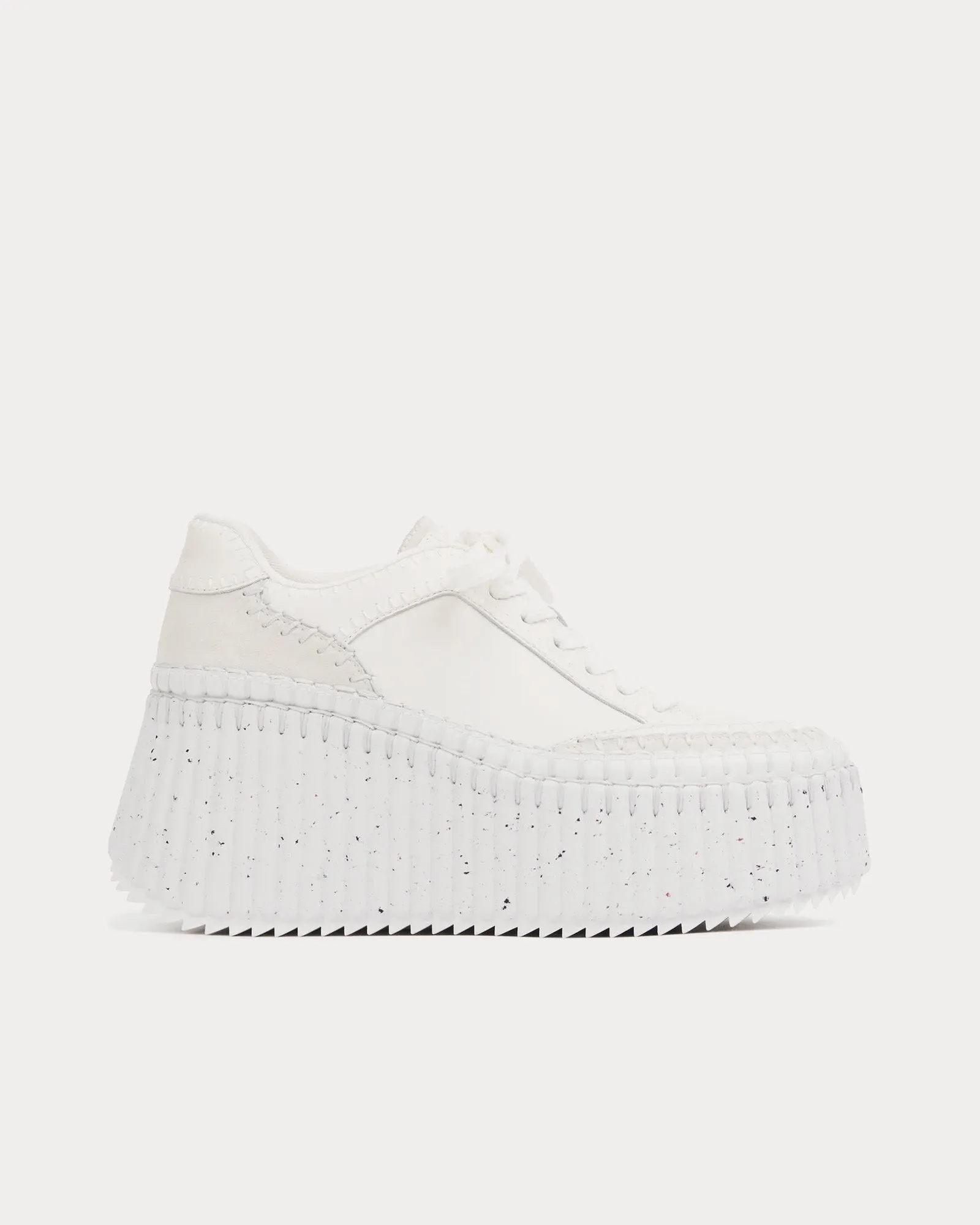 Nama Wedge White Low Top Sneakers