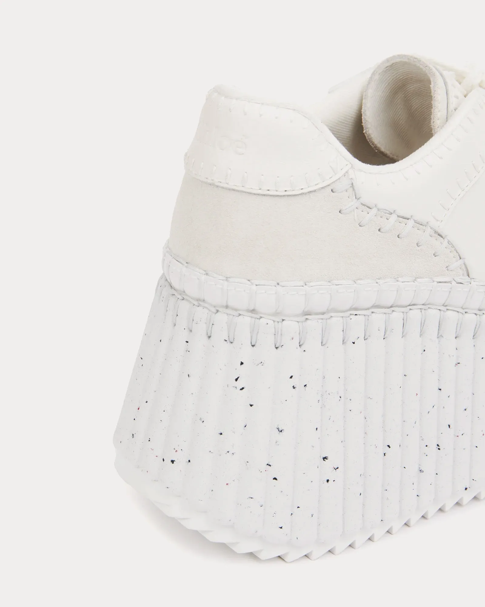 Nama Wedge White Low Top Sneakers
