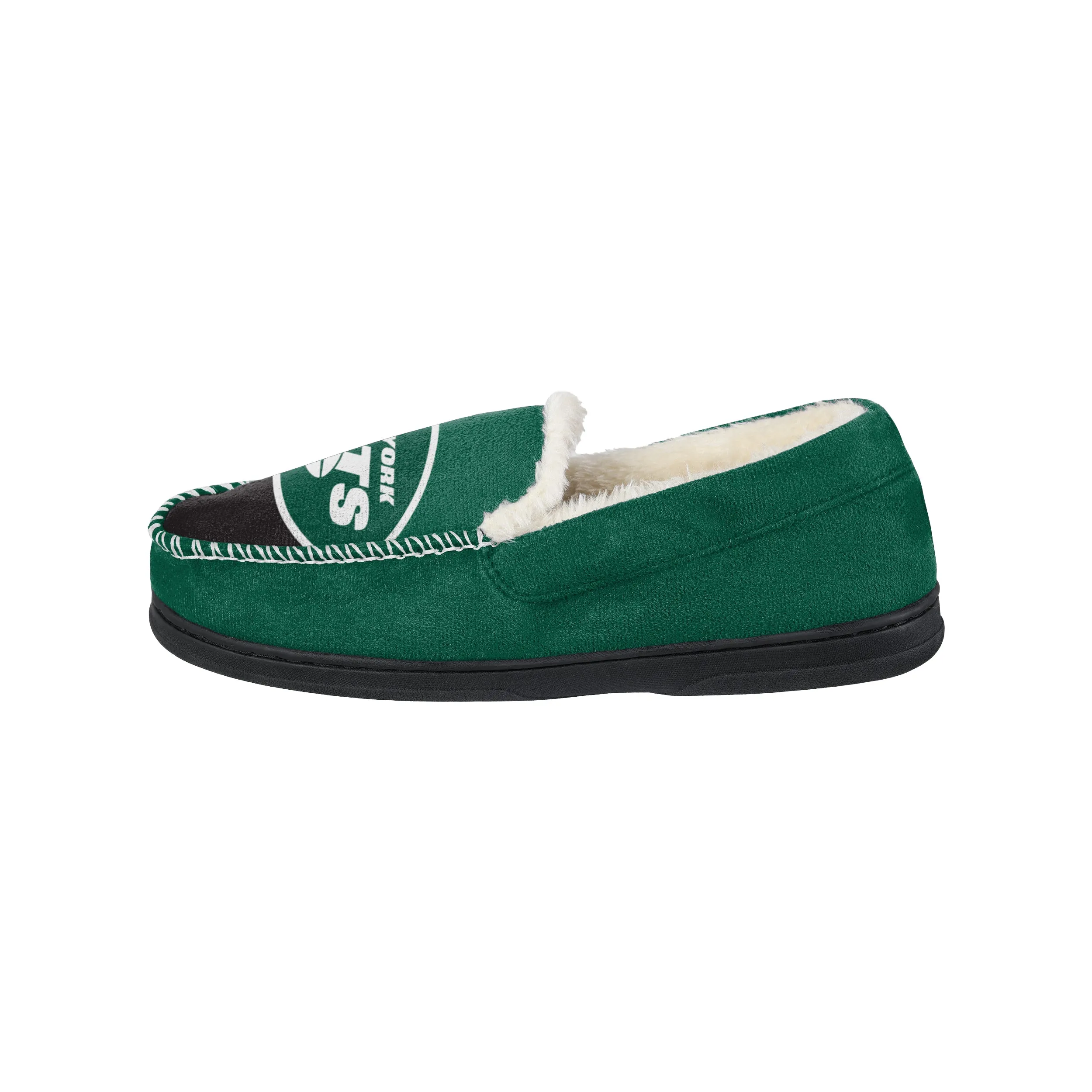 NEW YORK JETS MEN'S COLOR BLOCK MOCCASINS
