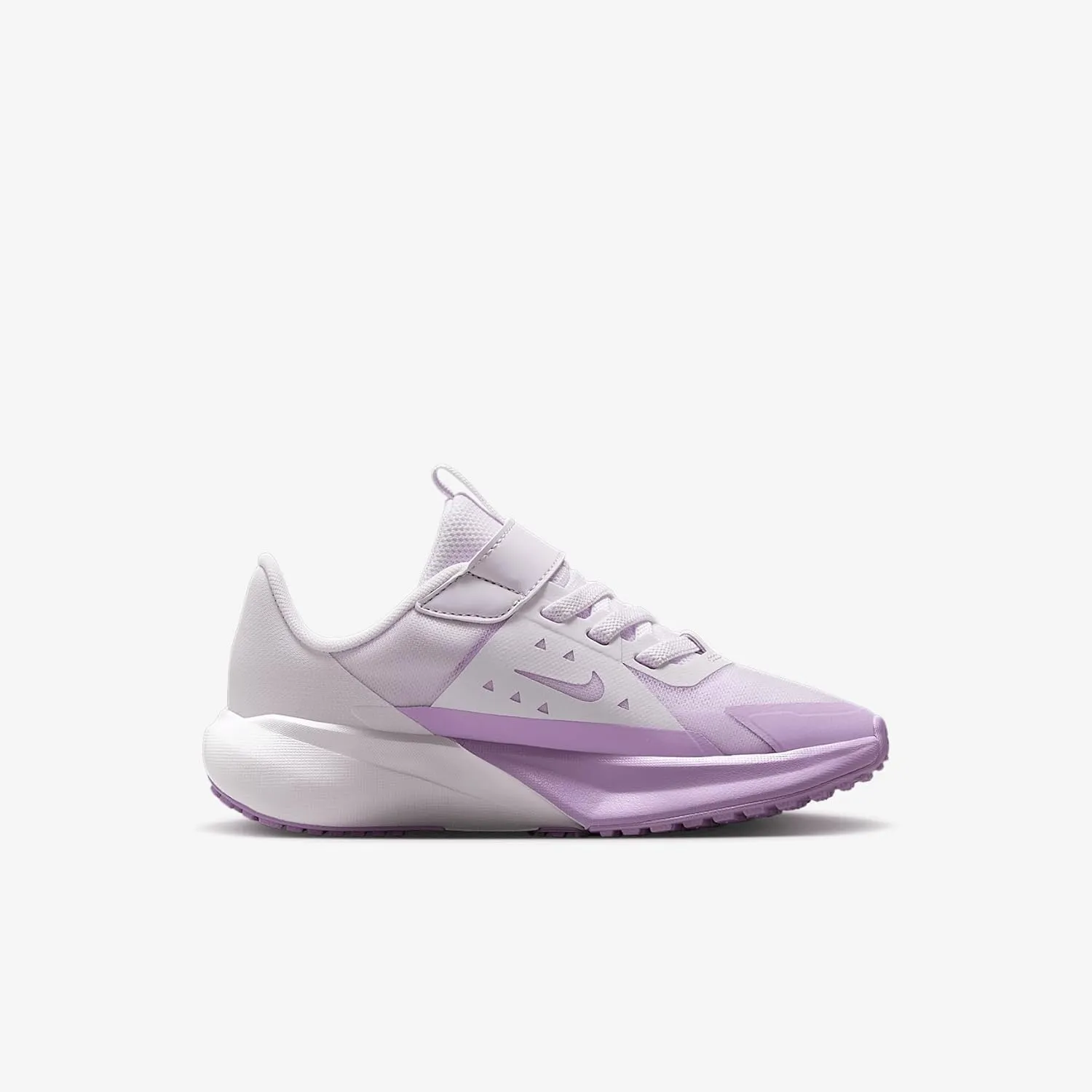 Nike Sonic Fly Little Kids' Running Shoes (FZ0016-500, Barely Grape/White/Violet Star/Apricot Agate)