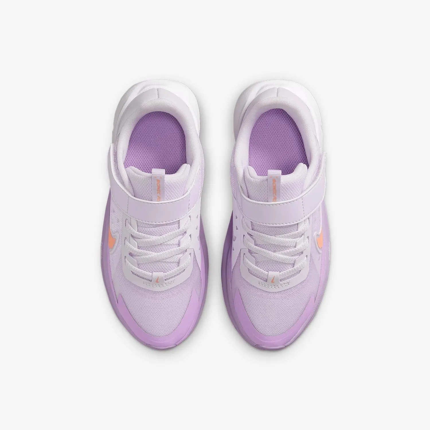 Nike Sonic Fly Little Kids' Running Shoes (FZ0016-500, Barely Grape/White/Violet Star/Apricot Agate)