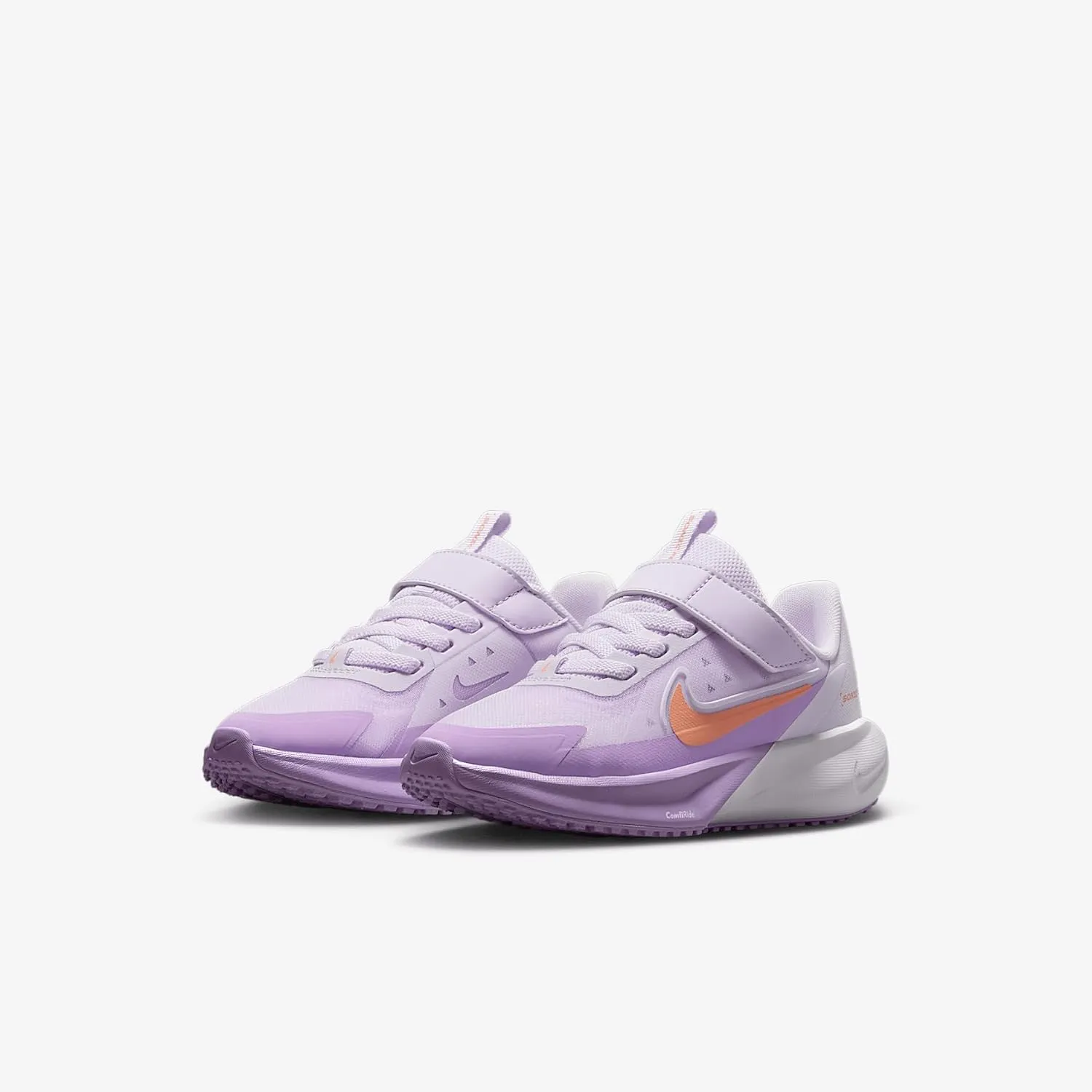 Nike Sonic Fly Little Kids' Running Shoes (FZ0016-500, Barely Grape/White/Violet Star/Apricot Agate)