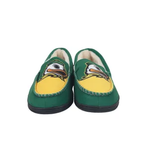 OREGON DUCKS MEN'S COLOR BLOCK MOCCASINS
