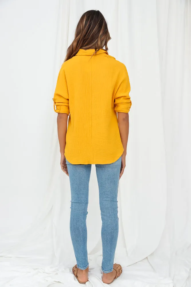 Passenger Side Shirt Mustard