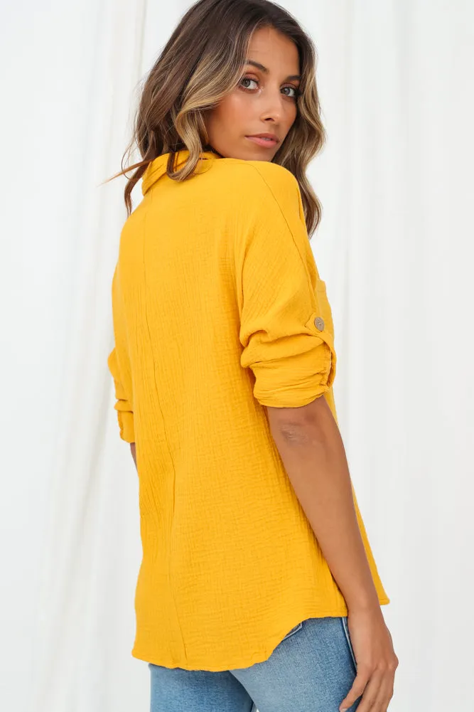 Passenger Side Shirt Mustard