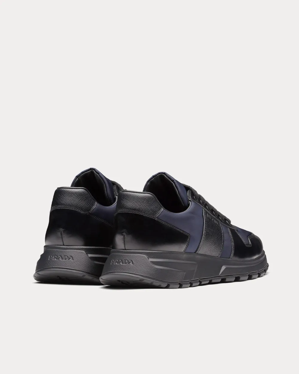 PRAX 01 Black / Blue Low Top Sneakers