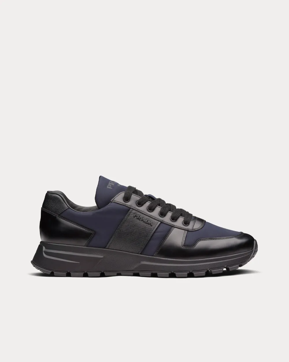 PRAX 01 Black / Blue Low Top Sneakers