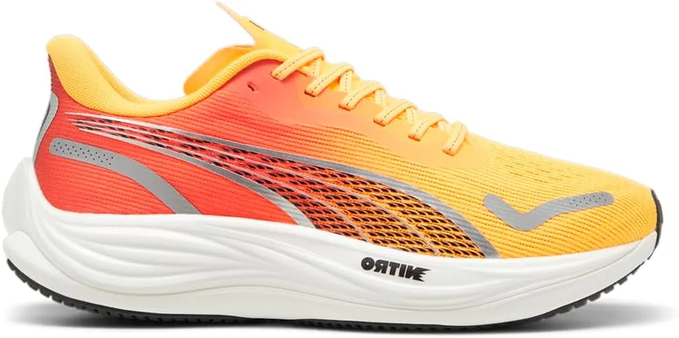 PUMA Mens Velocity Nitro 3 Fade Running Sneakers Shoes - Orange - Size 11.5 M
