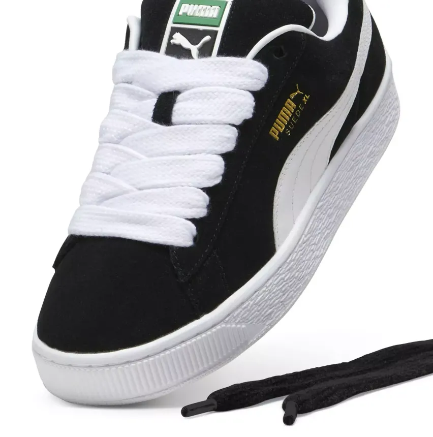 PUMA Suede XL 395205 02 Black White Unisex (LF)