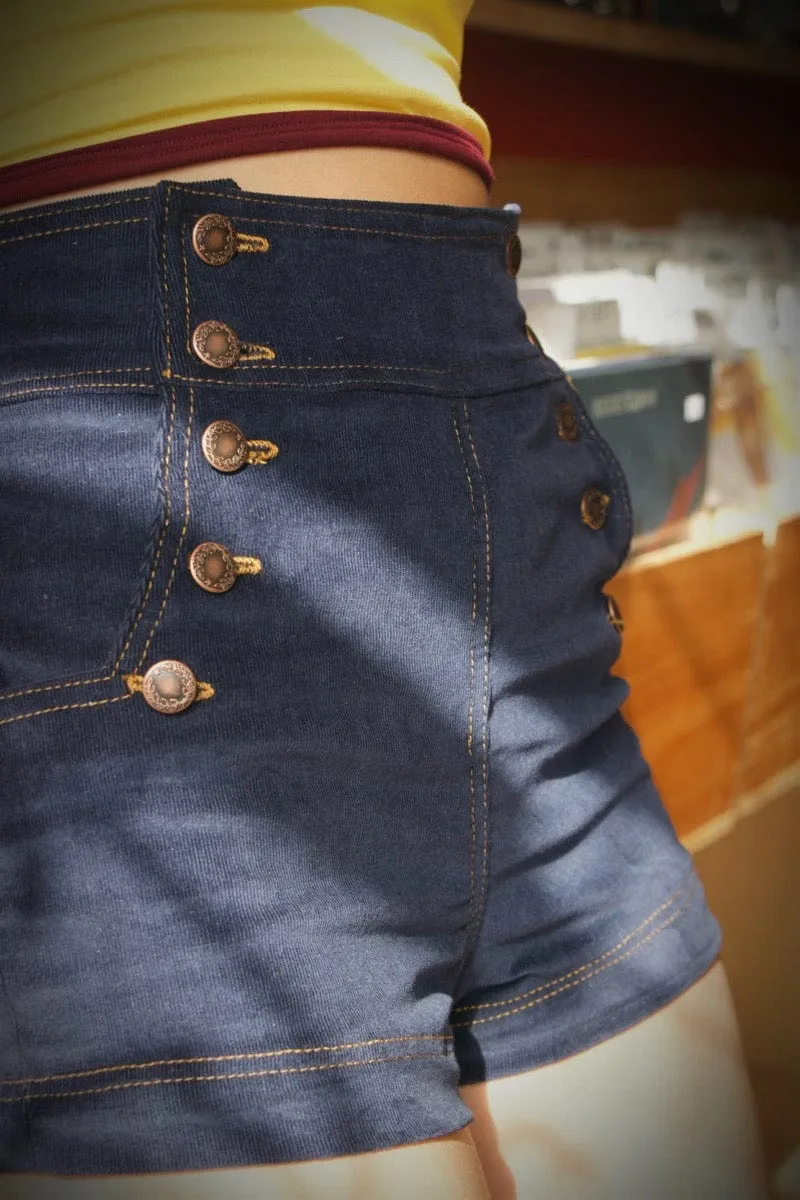 Sally Sailor Shorts - Indigo