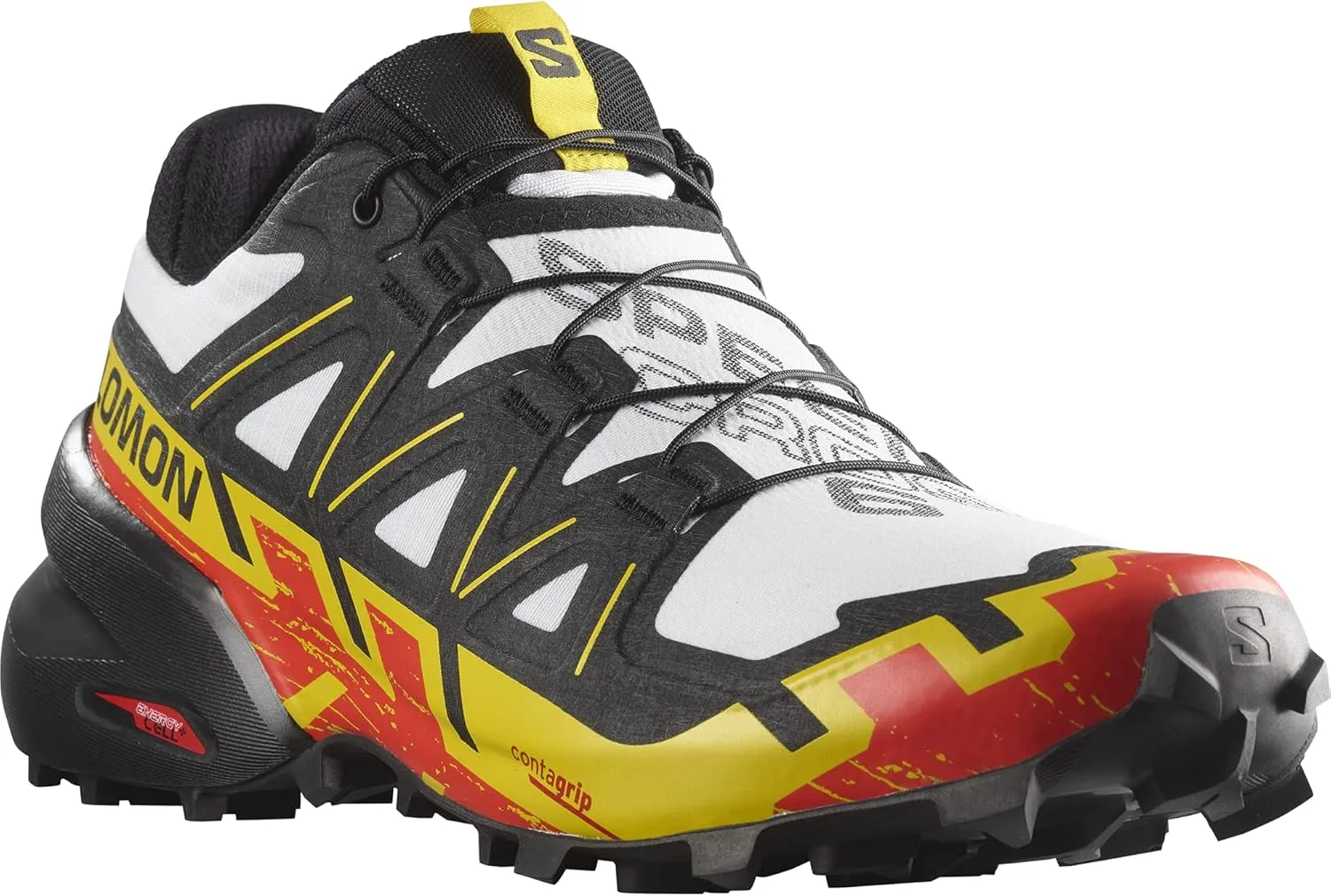Salomon Speedcross 6 White/Black/Empire Yellow 11 D (M)