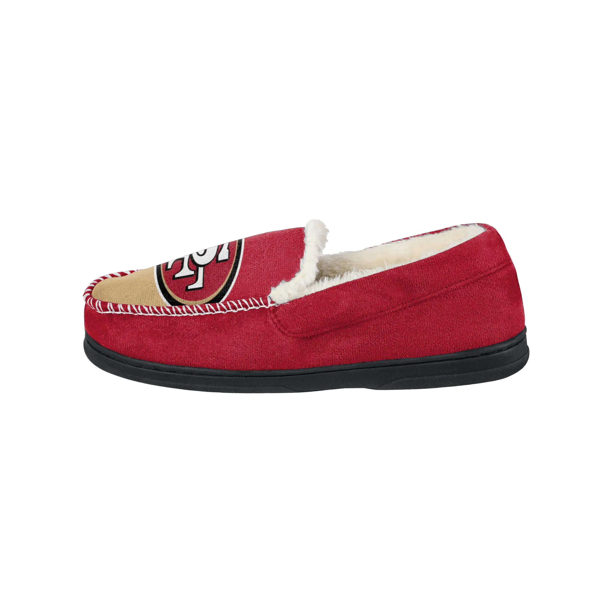 SAN FRANCISCO 49ERS MEN'S COLOR BLOCK MOCCASINS
