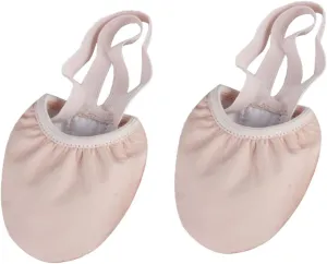 SECFOU Elastic Band Dance Shoes for Women Half Sole Pointe Shoes for Ballet Non-Slip Toe Protectors Breathable for Yoga Folk Jazz Dance