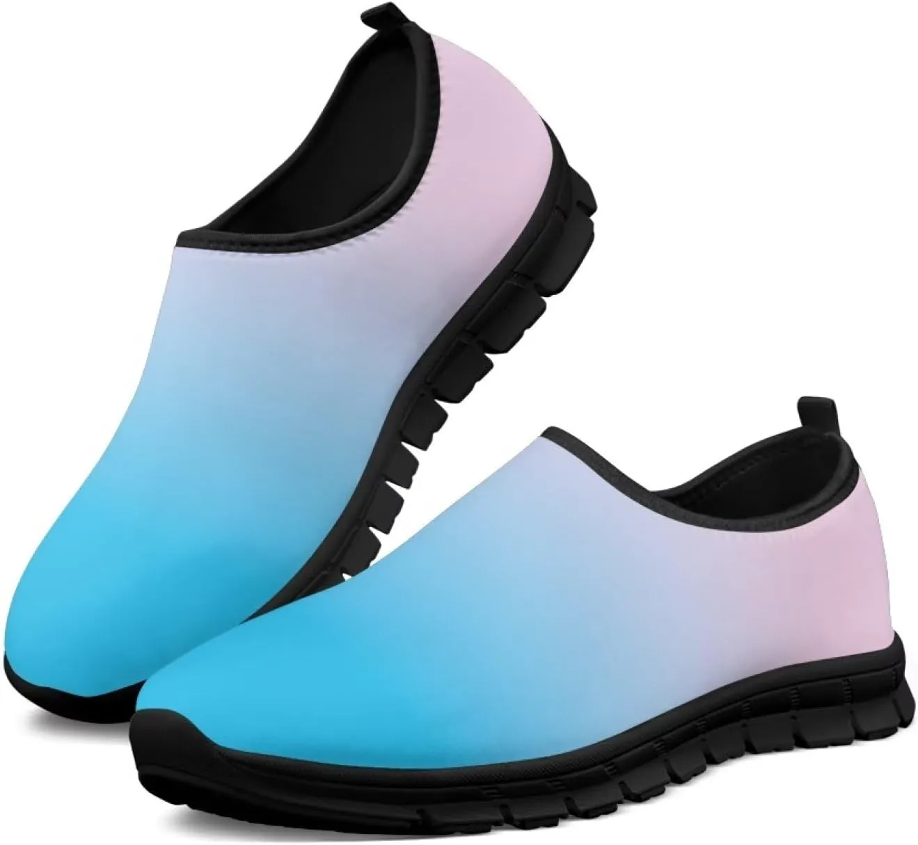 Sneakers for Women Cozy Casual Low Top Lightweight Non-Slip Loafers Athletic Running Shoes Breathable Workout Walking Sneaker for Women US 5.5-11.5