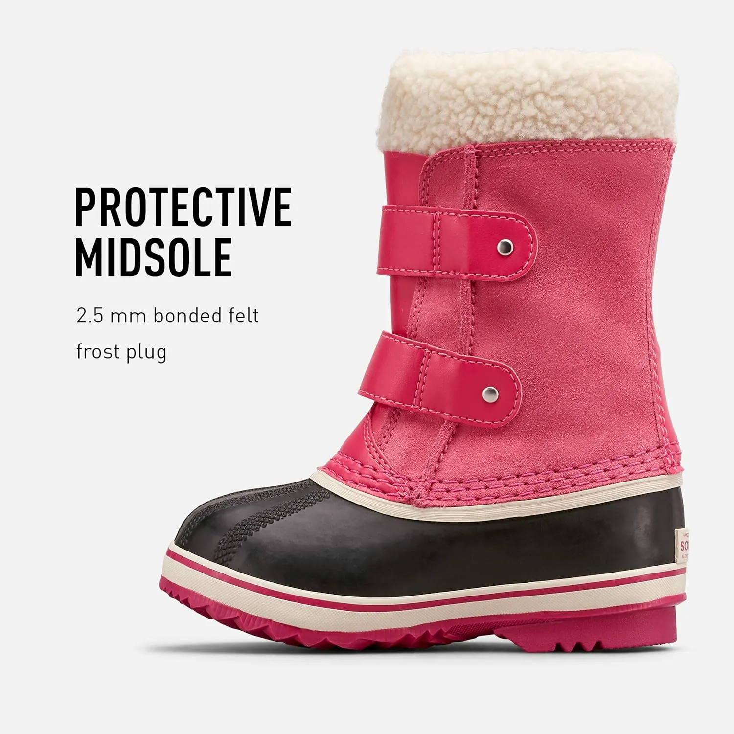 Sorel Children's 1964 Pac Strap Boot  Waterproof Winter Boots